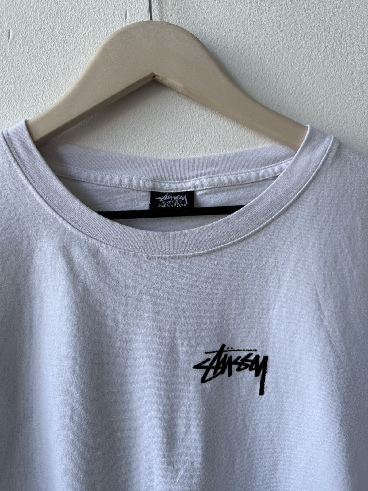 Stussy Stussy whit big logo t shirt Size US S / EU 44-46 / 1 - 7 Thumbnail