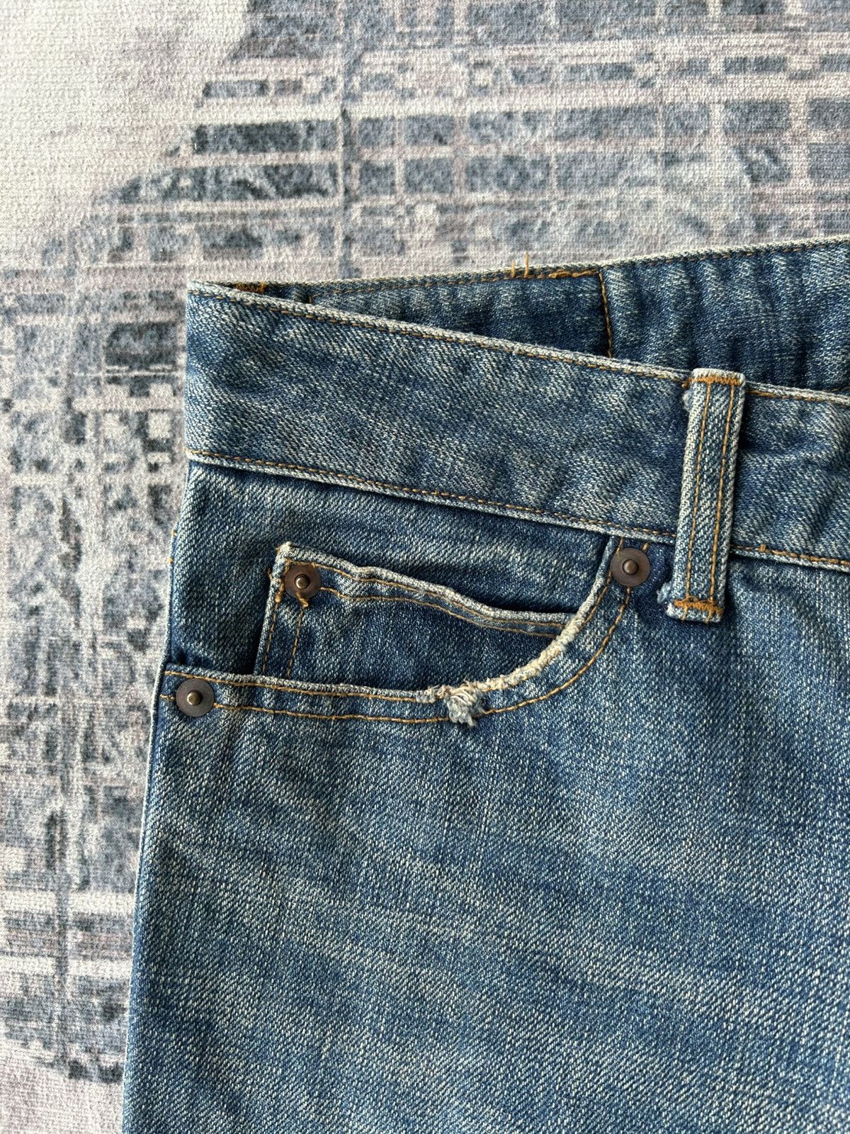 Le Grande Bleu (L.G.B.) LGB Rockstar Zipper Jeans Size US 30 / EU 46 - 14 Thumbnail
