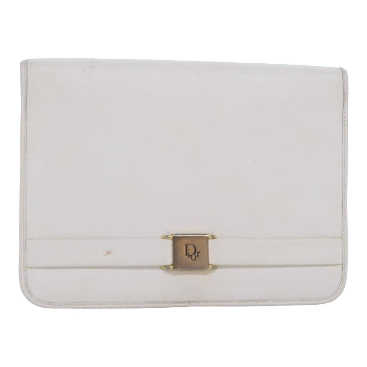 DIOR Shoulder Bag Leather White