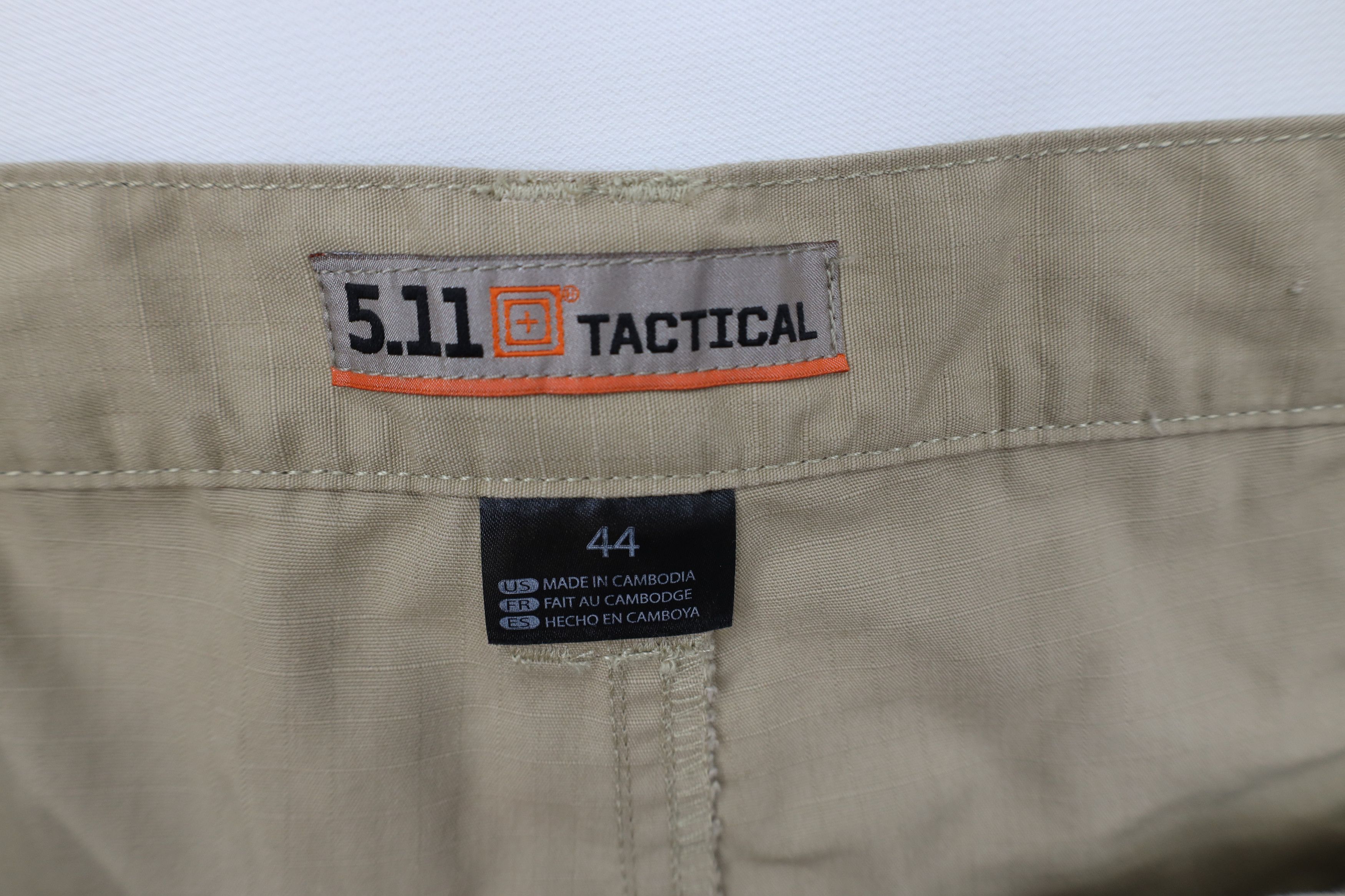 Vintage 5.11 Tactical Series Ripstop Uniform Cargo Shorts Beige Size US 44 / EU 60 - 6 Thumbnail