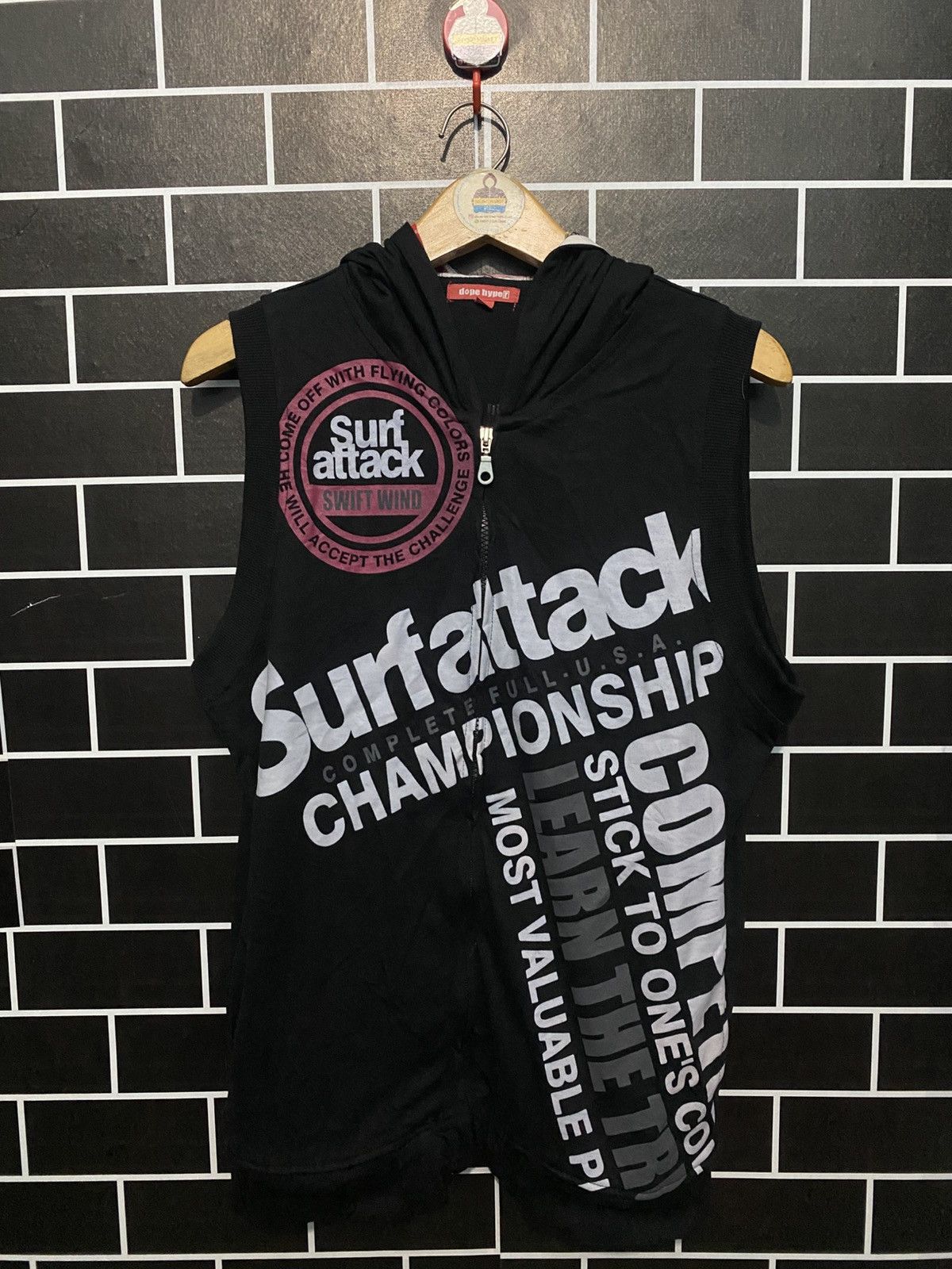 Other Dope hyper sleeveless hoodie surf attack dope hype japanese Size US L / EU 52-54 / 3 - 2 Thumbnail