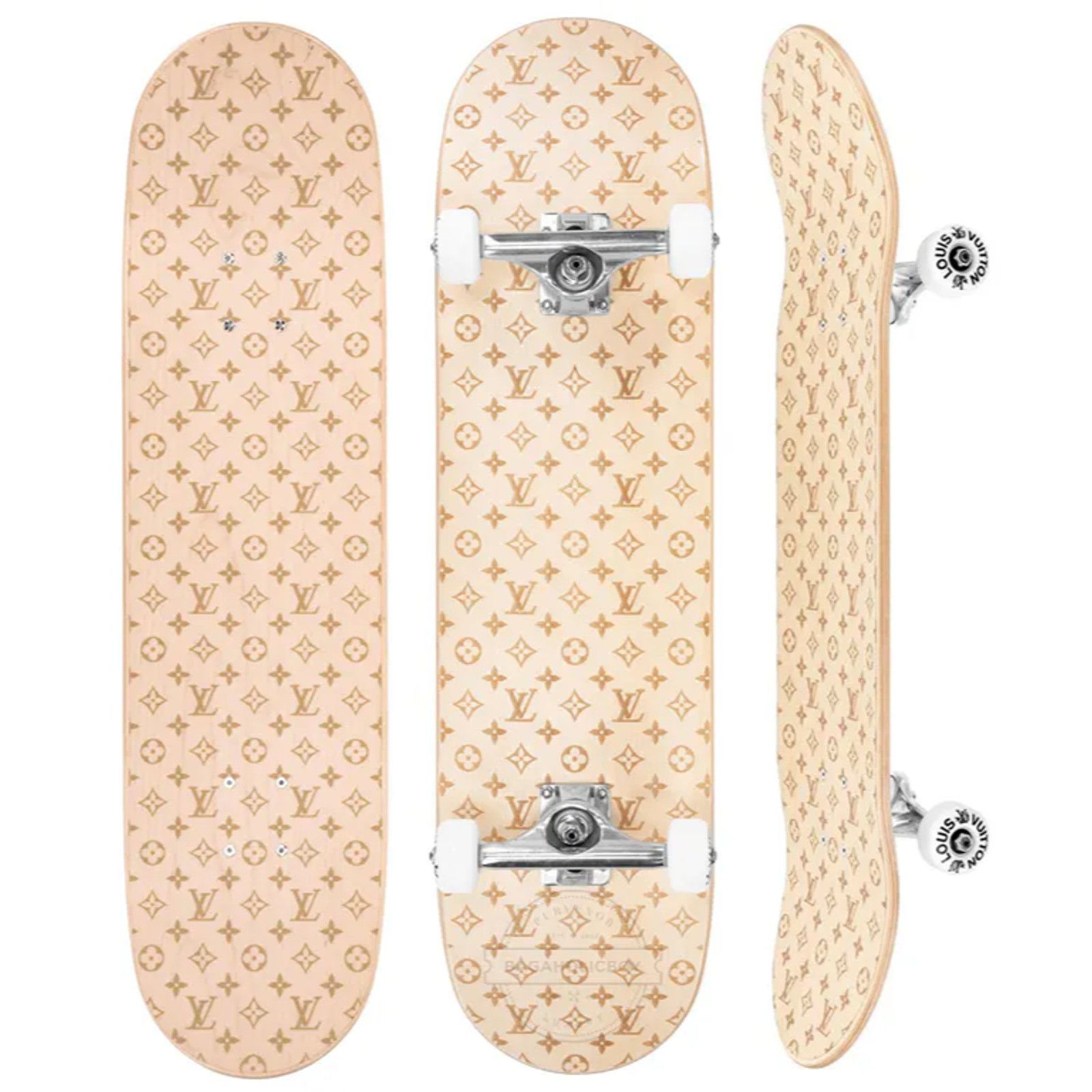Louis Vuitton Louis Vuitton Virgil All Over Logo Skateboard Deck GI0637 Size ONE SIZE - 1 Thumbnail