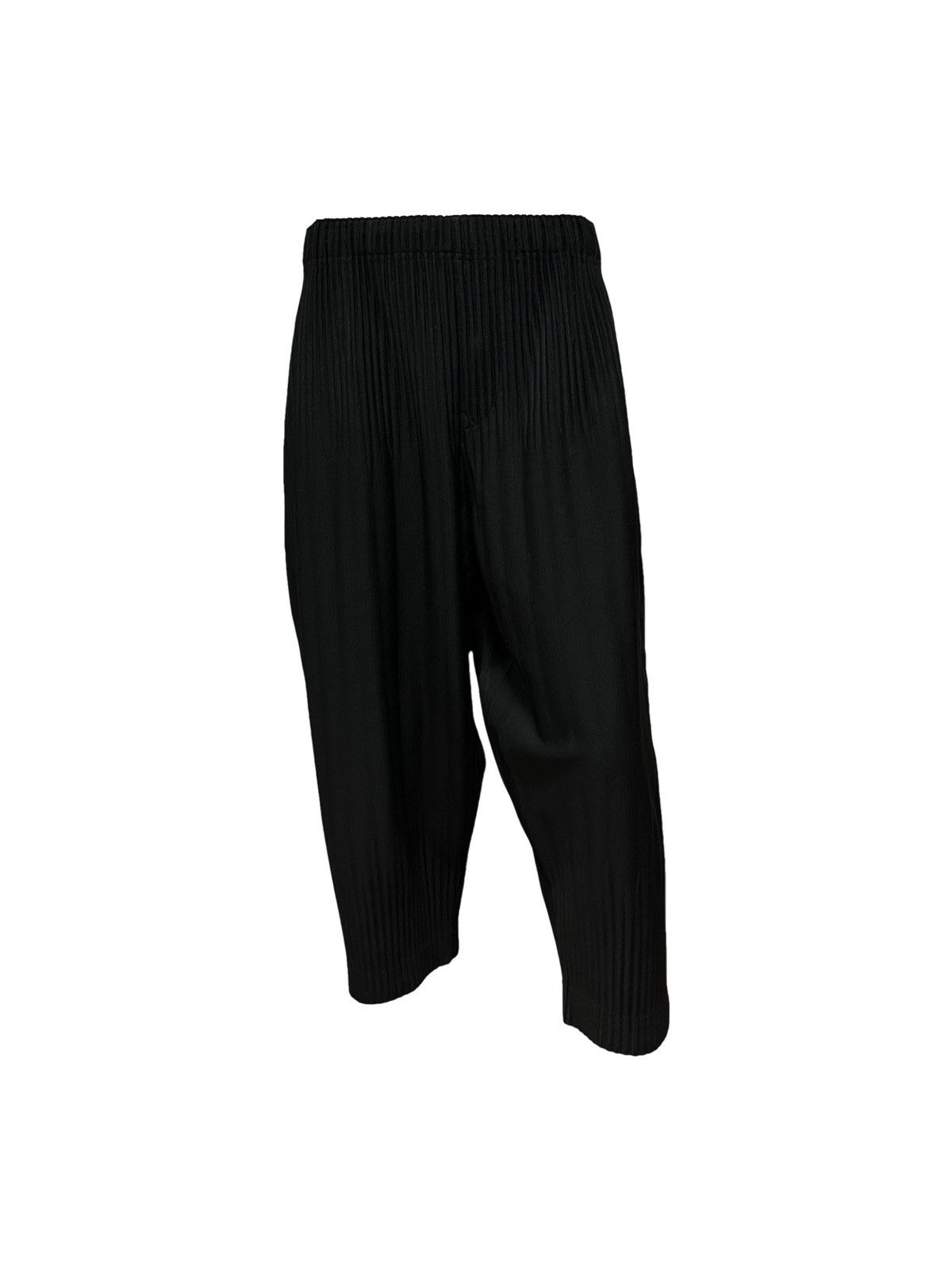 Homme Plisse Issey Miyake HOMME PLISSÉ ISSEY MIYAKE S/S 2015 Pleated Cropped Pants Size US 28 / EU 44 - 1 Thumbnail
