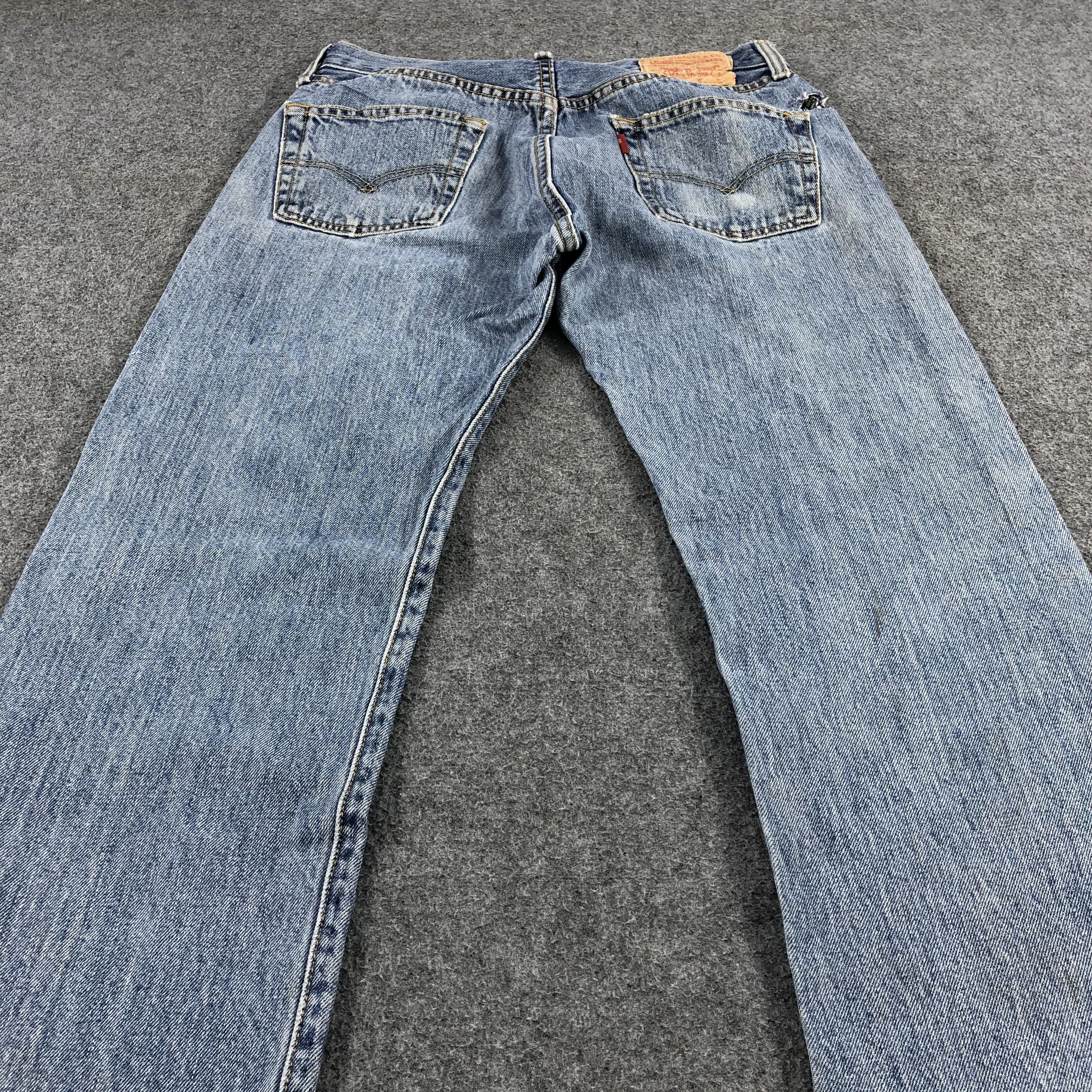 Levi's Vintage Levis Blue Wash 501 Jeans-JM1718 Size US 30 / EU 46 - 4 Thumbnail