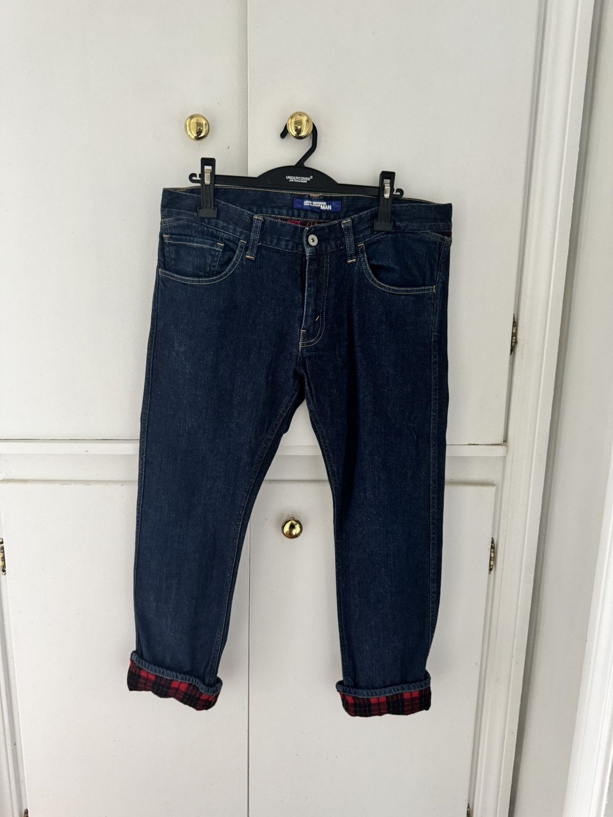 Junya Watanabe Junya Wantanabe Cropped Jeans Size US 33 - 1 Thumbnail