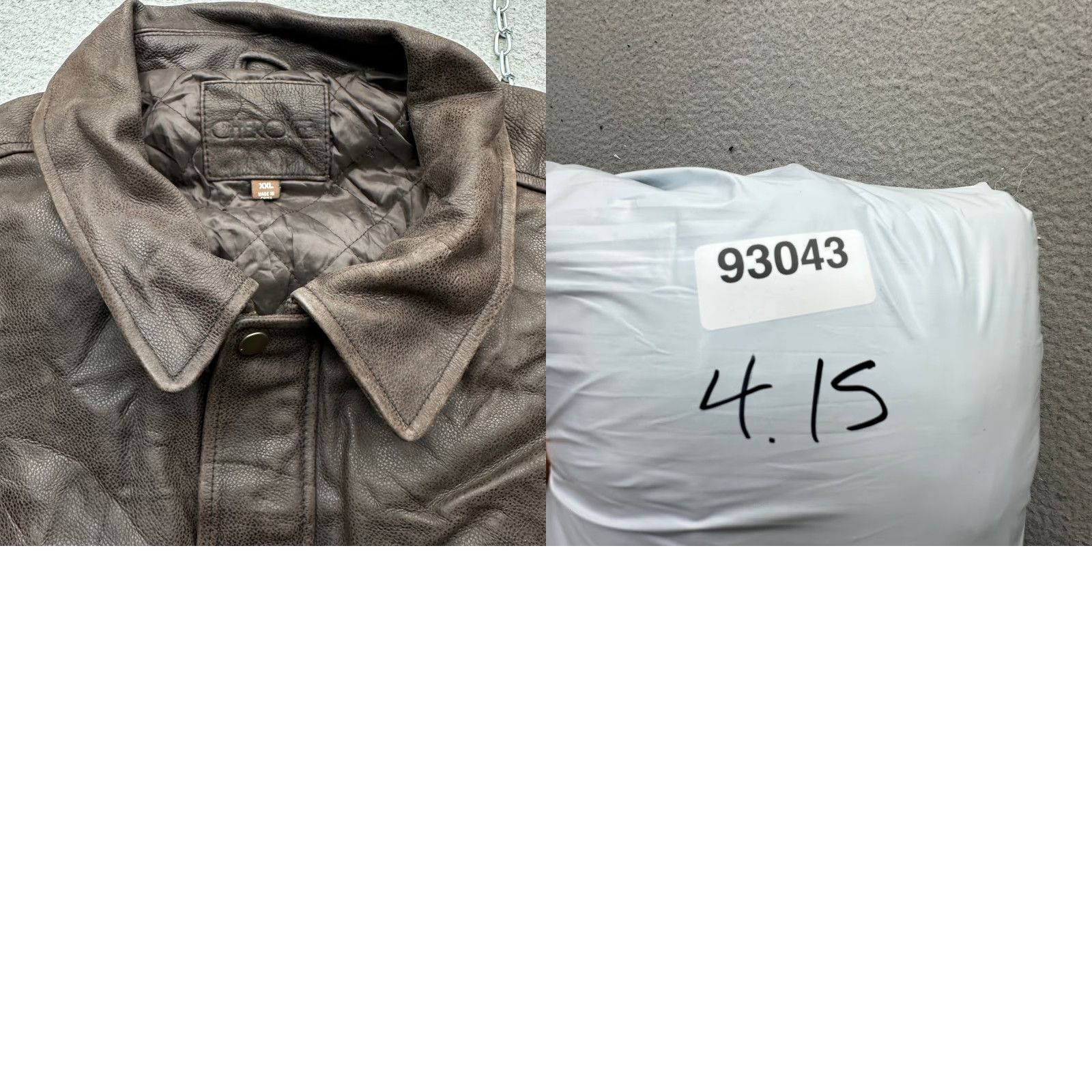 Cherokee VINTAGE Cherokee Leather Jacket Mens 2XL Brown Quilted Lined Bomber Rider Jacket Mens Brown Leather Quilted Lined Bomber Rider XX L used Size US XXL / EU 58 / 5 - 9 Thumbnail