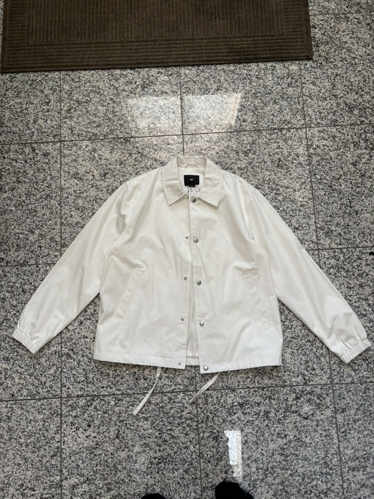 H&M Cream light jacket Size US M / EU 48-50 / 2 - 6 Thumbnail