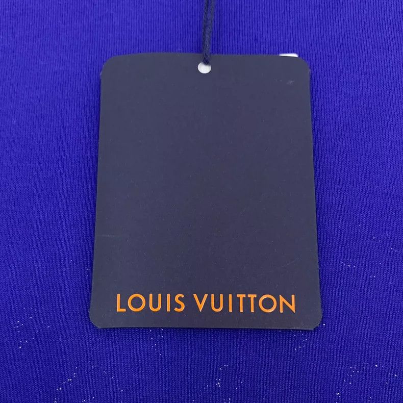 Louis Vuitton Louis Vuitton 22 blue logo print cotton crewneck T-shirt Size US XXL / EU 58 / 5 - 6 Thumbnail