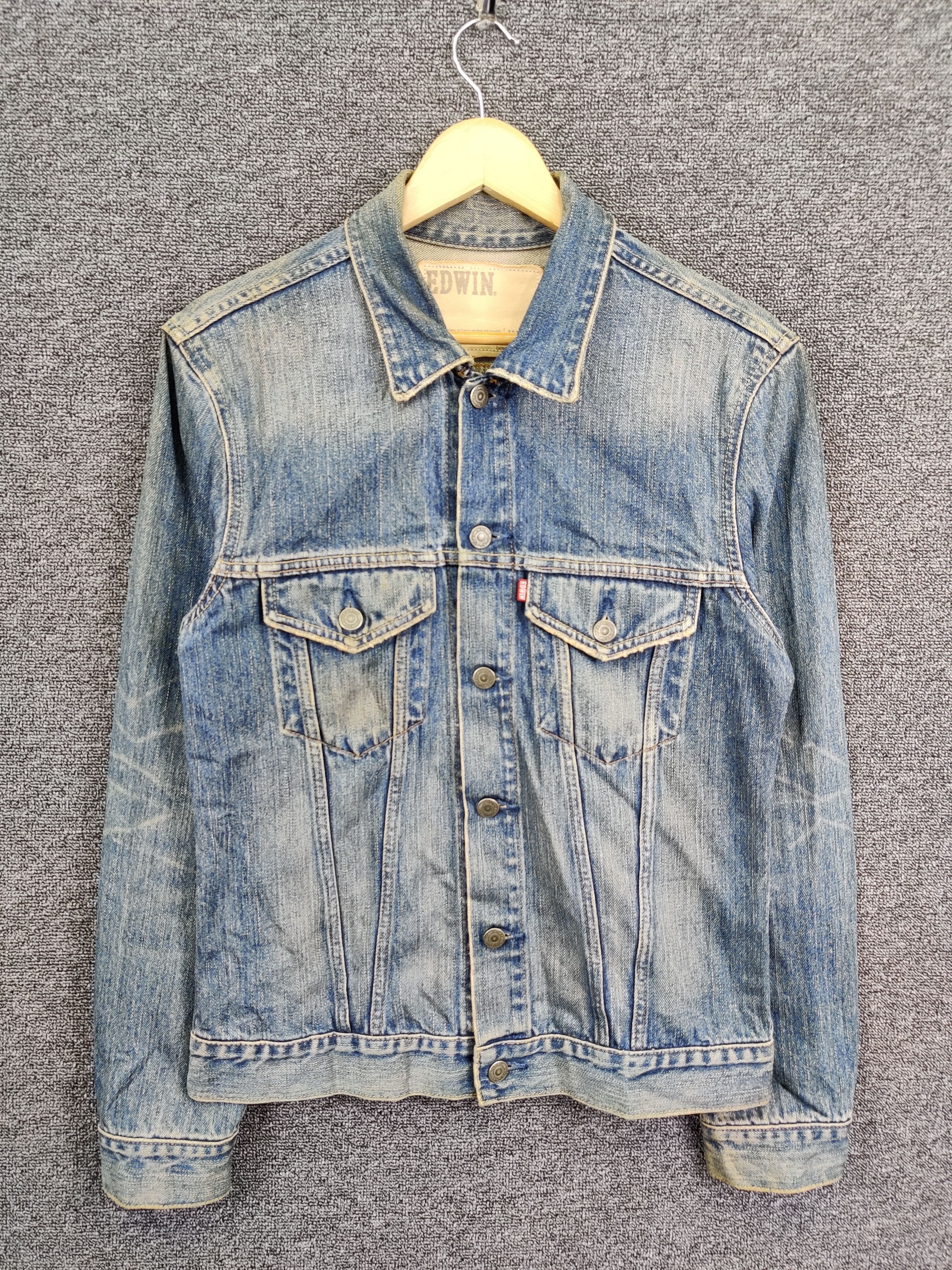 Denim Jacket Ow 19ss Saint Laurent Paris 19SS Distressed