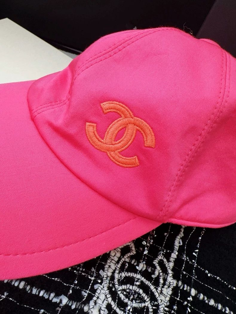 Chanel Chanel 21p rose double C embroidery logo baseball cap Size ONE SIZE - 2 Thumbnail