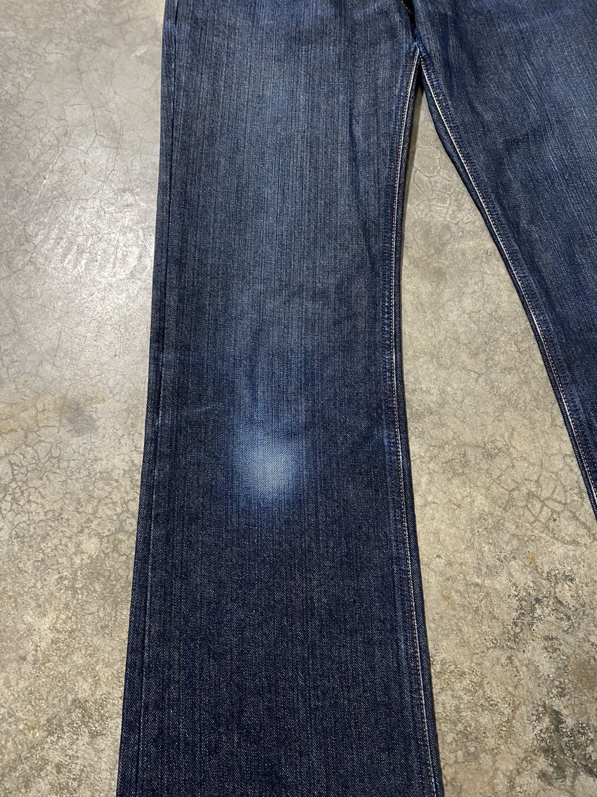 Japanese Brand × Jean × Lee Flare Jeans Vintage Lee Rider Rusty Denim @7 Size US 30 / EU 46 - 9 Thumbnail