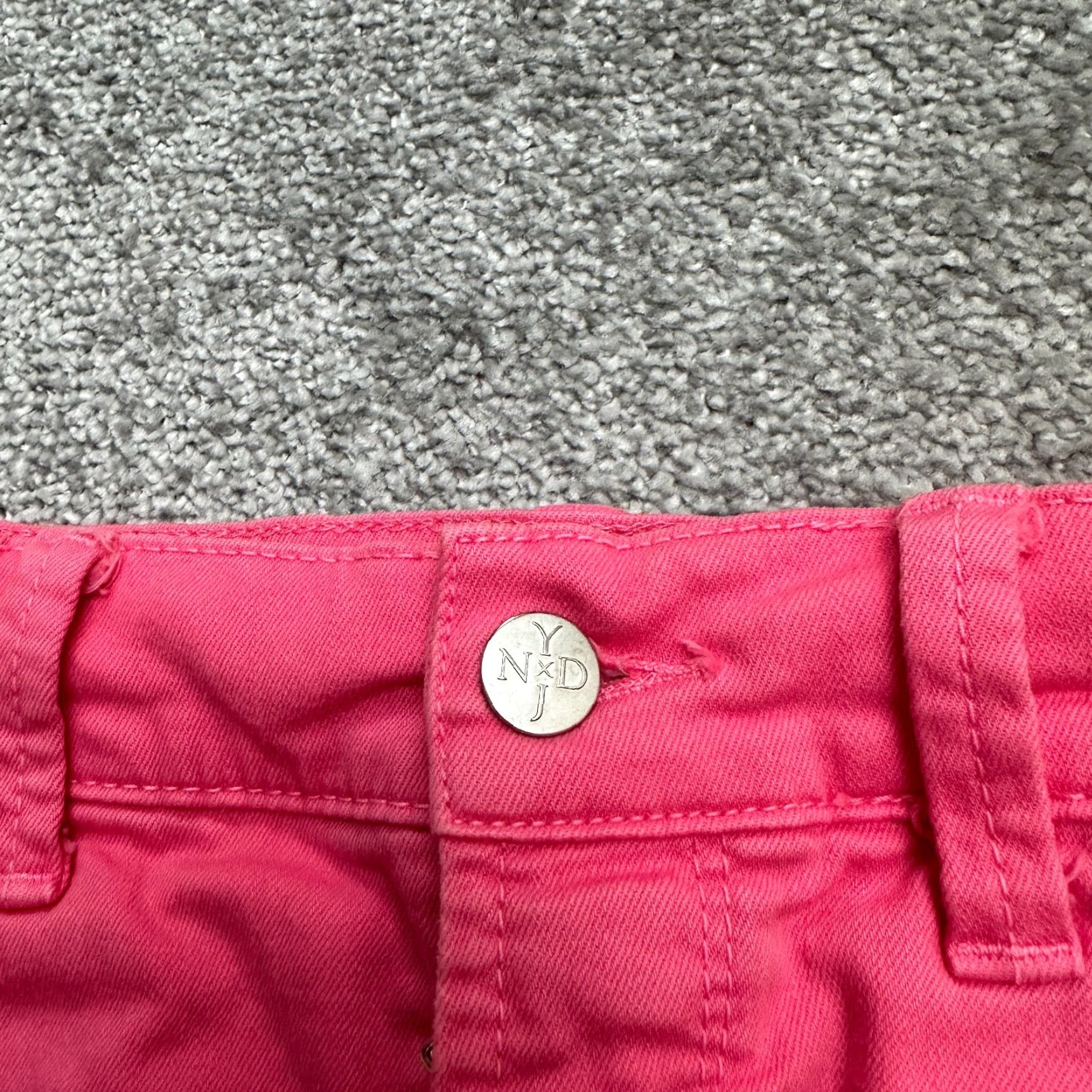 NYDJ NYDJ Jeans Women's Size 2 Pink Crop Mid Rise Straight Leg Denim 29x20.5 Cotton Spandex Size 26" / US 2 / IT 38 - 3 Thumbnail
