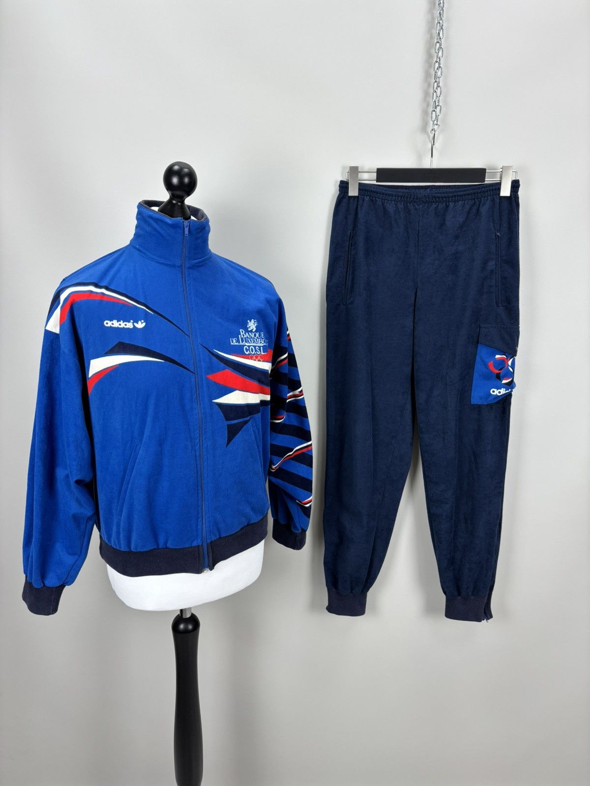 Adidas × Vintage Mens vintage track suit Adidas Luxembourg 80s Size XS/S Size US XS / EU 42 / 0 - 1 Thumbnail