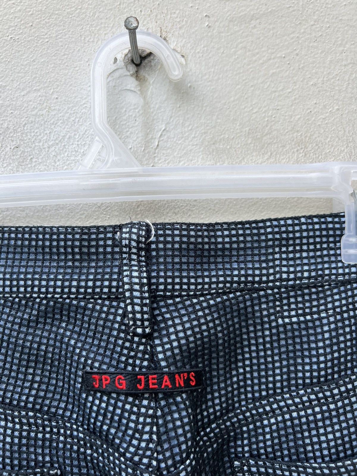Jean Paul Gaultier Vintage Jean Paul Gaultier Paris Mesh Denim Flare Jeans Size US 30 / EU 46 - 15 Thumbnail