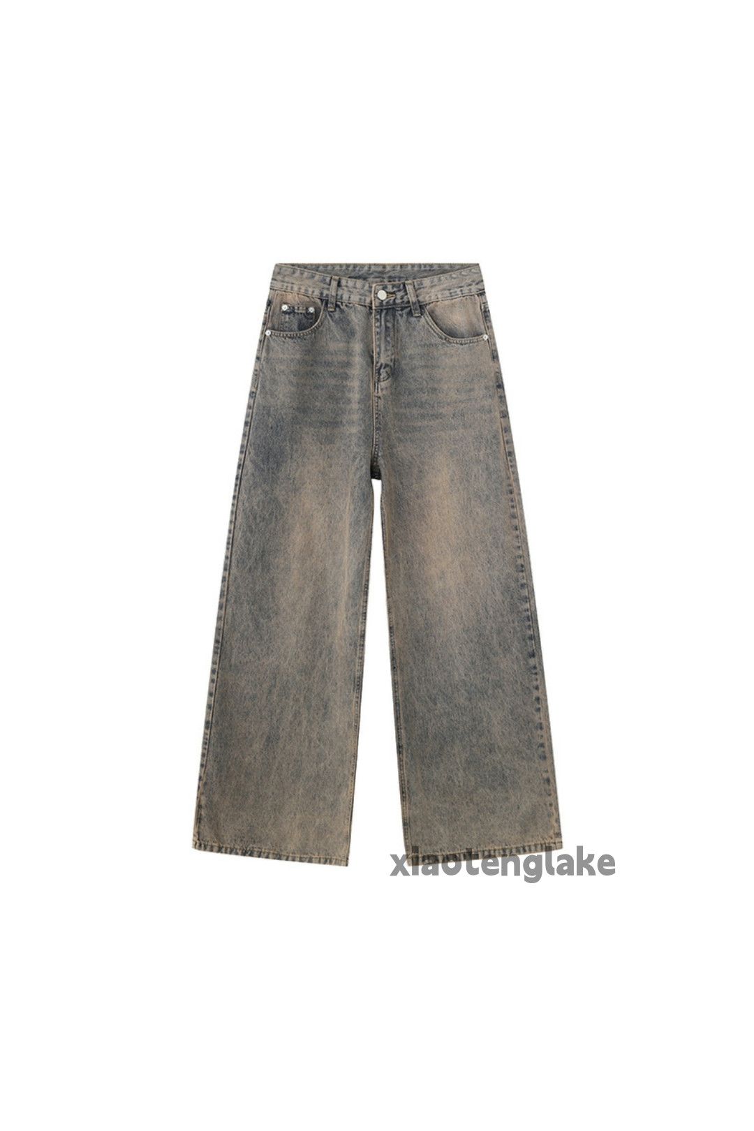 Jean × Vintage washed faded loose baggy yuppie flared bootcut jeans Size US 30 / EU 46 - 7 Thumbnail