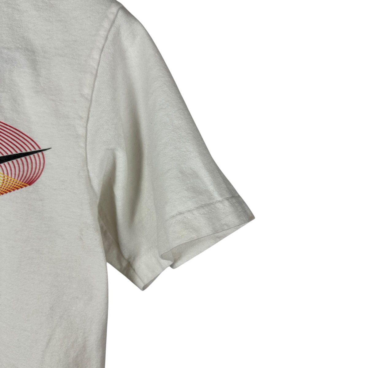 Nike × Vintage Vintage 90s Nike White Tag Swoosh Double Sided Shirt Size US XS / EU 42 / 0 - 6 Thumbnail
