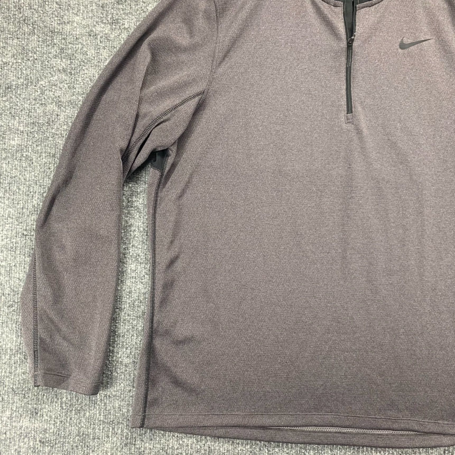 Nike Nike Sweatshirt Mens Large Gray Large Active Golf Stretch 1/4 Zip Pullover Logo Size US L / EU 52-54 / 3 - 7 Thumbnail