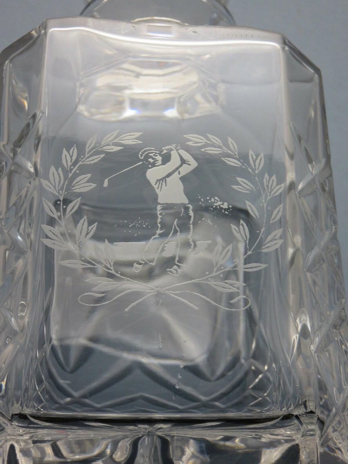 Other Schott-Zweisel Crystal Tiffany Cut Etched Golfer Decanter Size ONE SIZE - 3 Thumbnail