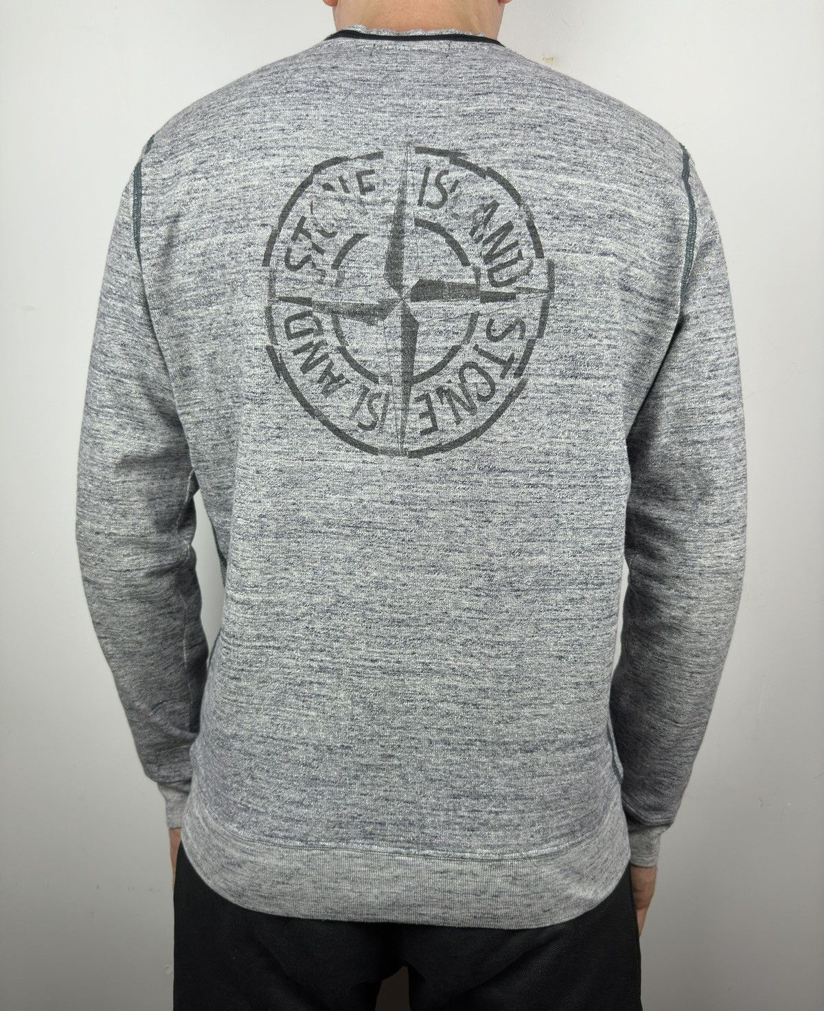 Stone Island Stone Island Big Logo Sweatshirt Crewneck Size US L / EU 52-54 / 3 - 6 Thumbnail