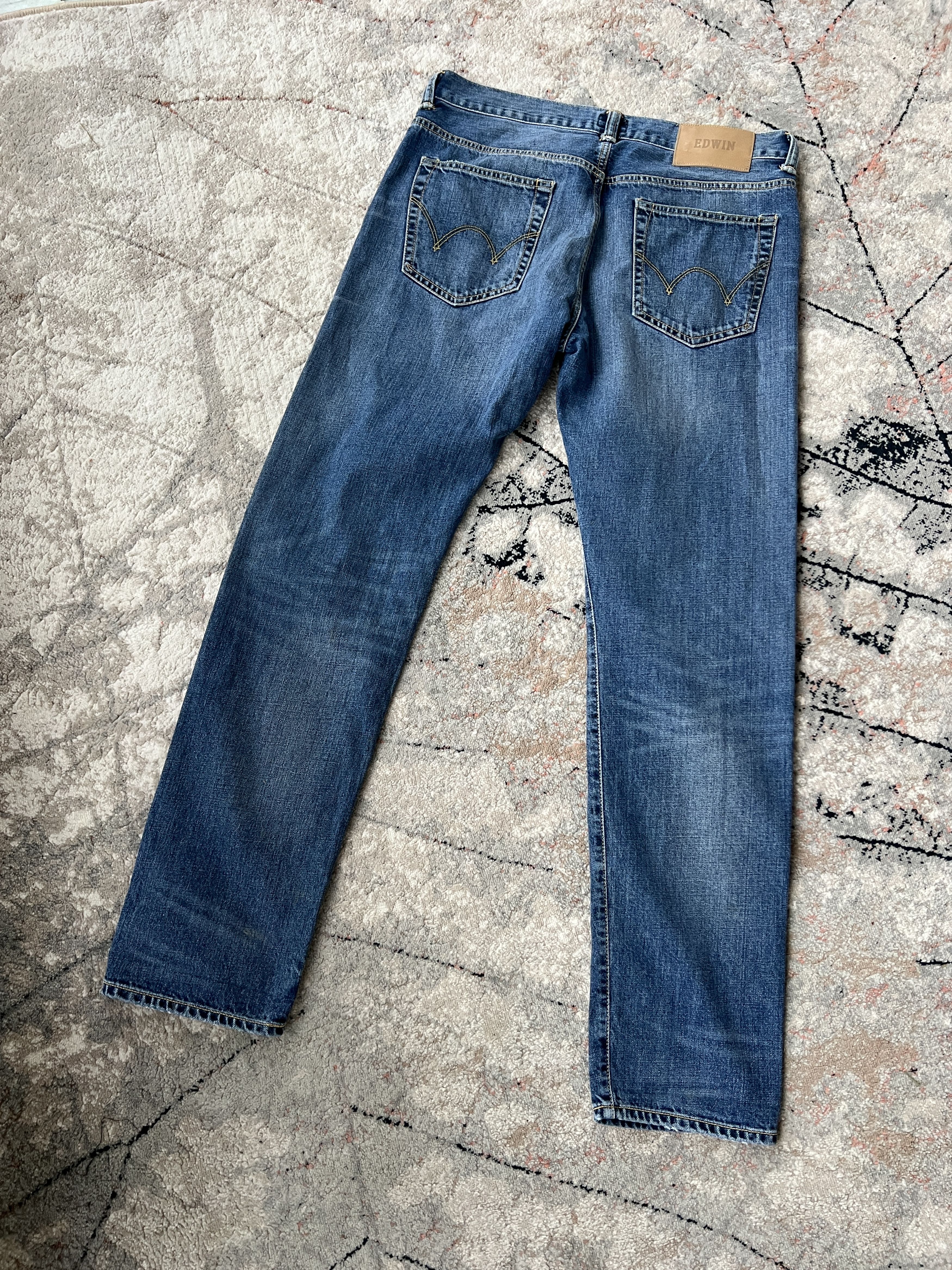 Edwin Edwin ED-80 Slim Tapered Denim Pants Size US 32 / EU 48 - 6 Thumbnail