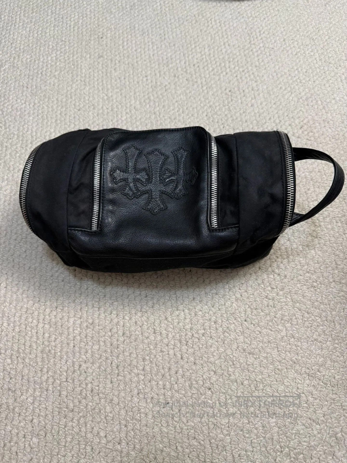 Chrome Hearts Chrome Hearts Cross Leather Wash Bag. Size ONE SIZE - 5 Thumbnail