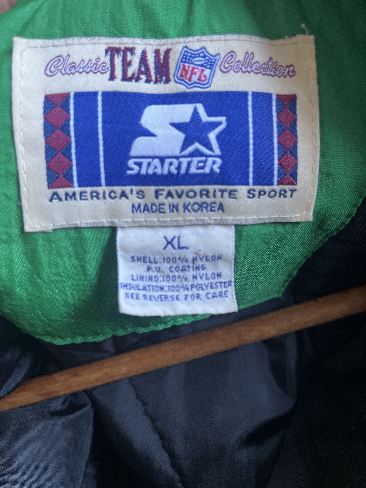 Starter New York Jets starter jacket (classic logo) Size US XL / EU 56 / 4 - 3 Thumbnail