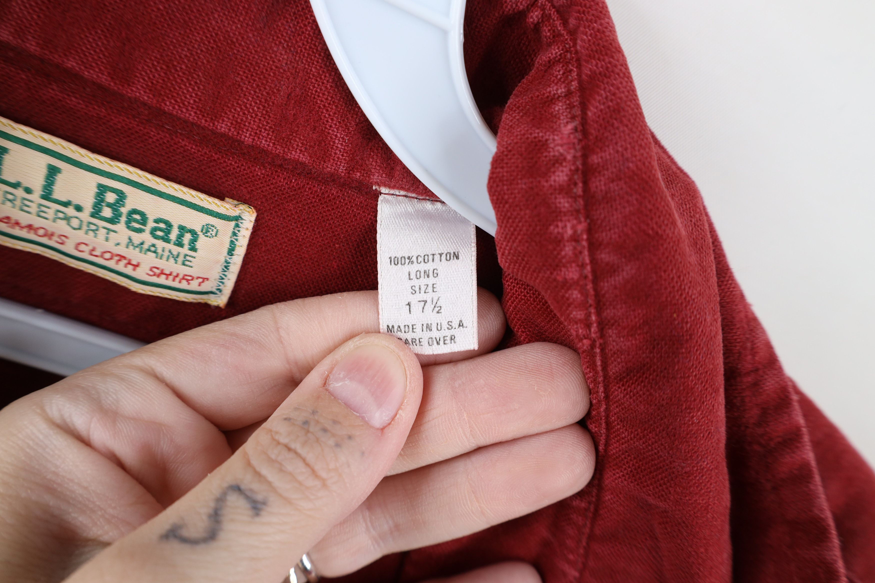 L.L. Bean Vintage 70s LL Bean Chamois Cloth Collared Button Shirt USA Size US M / EU 48-50 / 2 - 11 Thumbnail