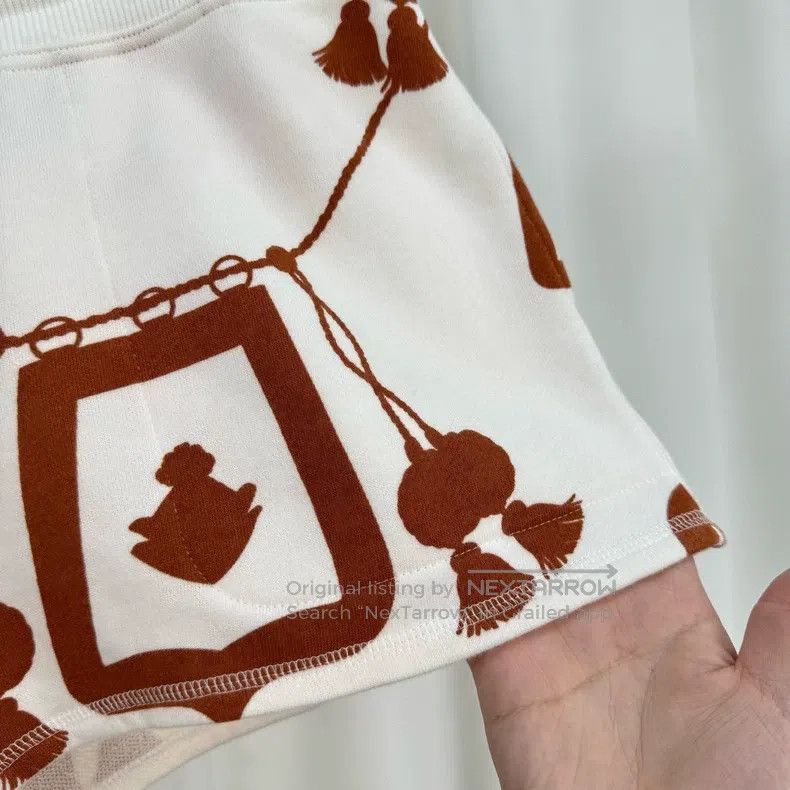 Hermes Hermes Lantern Print Drawstring Shorts Size 25" / US 0 / IT 36 - 4 Thumbnail