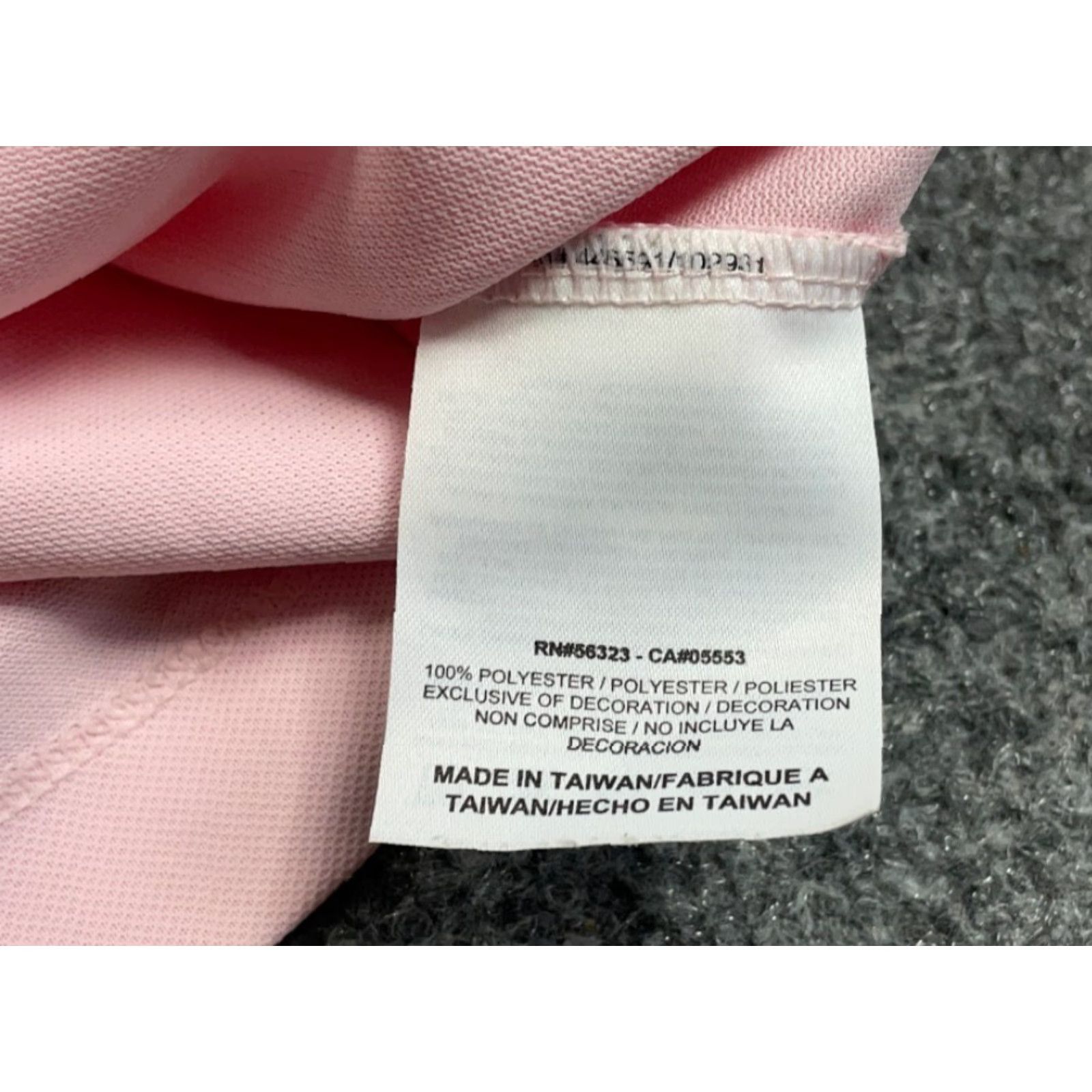 Nike Nike Golf Polo Shirt Adult XL Pink Geometric Pattern Dri-Fit Preppy Retro Check Size US XL / EU 56 / 4 - 5 Thumbnail