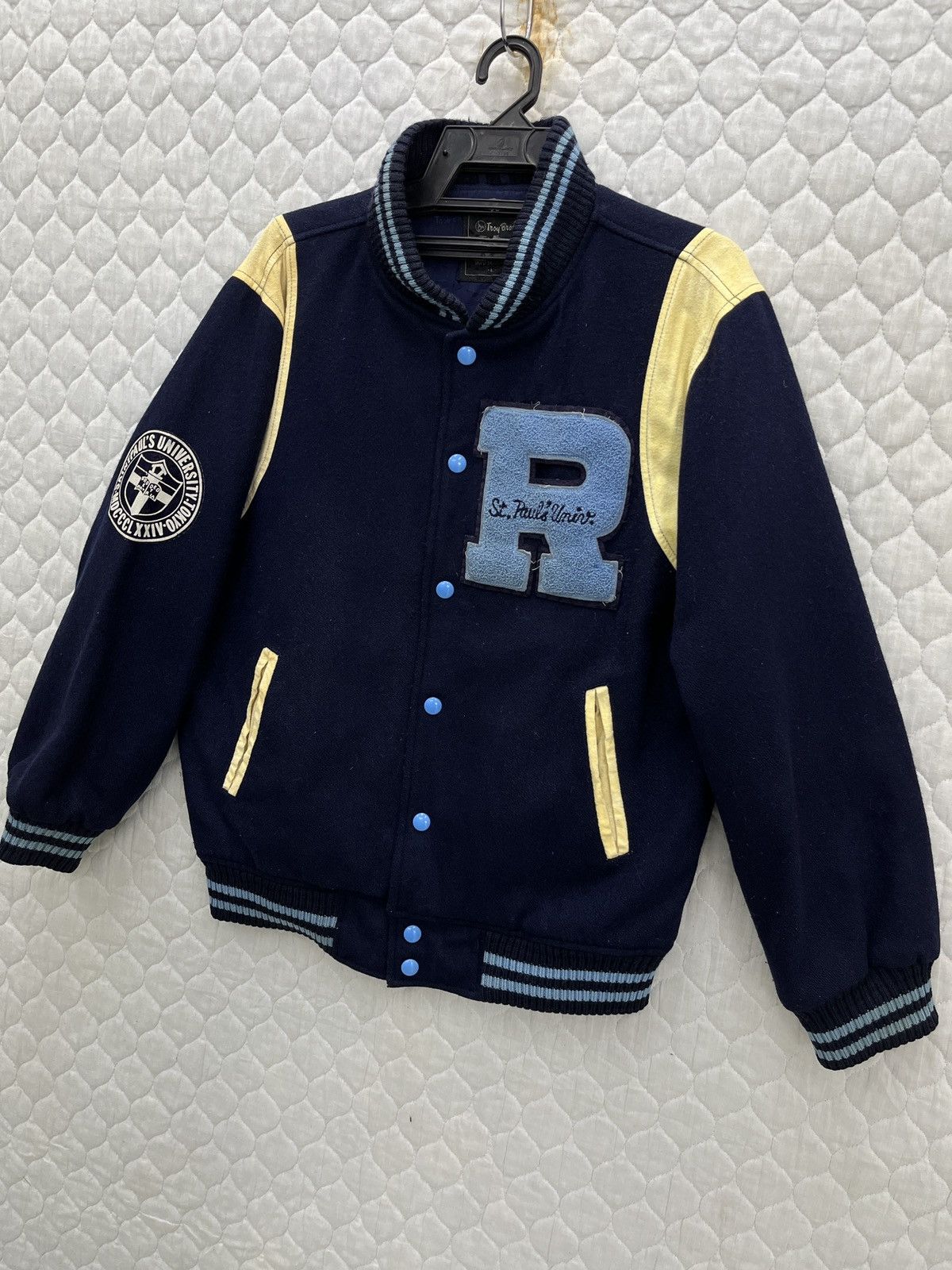 Vintage 🔥🔥🔥STEALS TROY BROS SAINTPAUL’S UNIVERSITY VARSITY JACKET Size US M / EU 48-50 / 2 - 2 Thumbnail