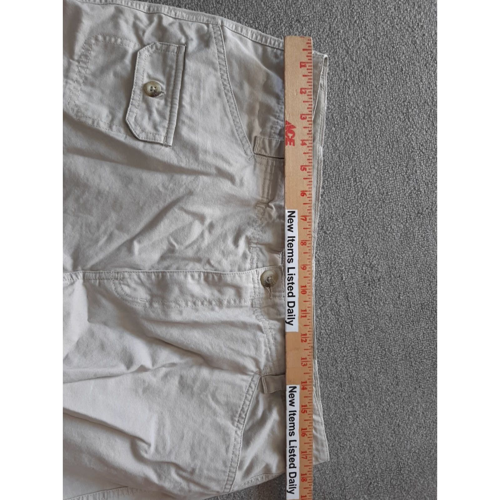 Vintage Columbia Pants Womens Size 14 White Carpenter Pants Women Size 36" / US 14 / IT 50 - 3 Thumbnail