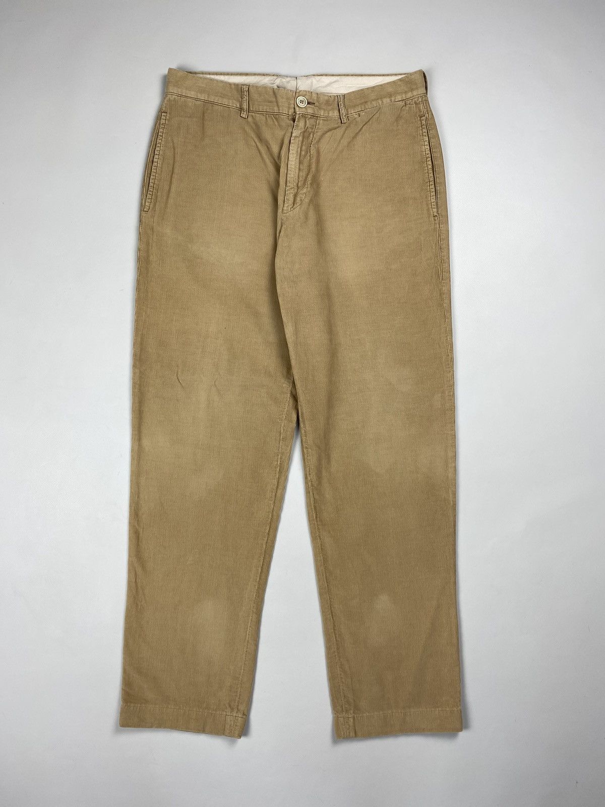 image of Brunello Cucinelli Men’S Corduroy Chino Pants Trousers in Beige, Men's (Size 32)