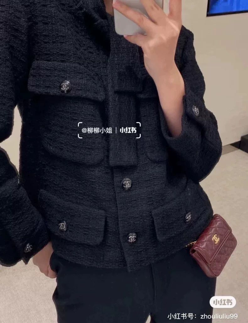 Chanel Chanel 21C black streamer tweed jacket 2503-Nextarrow Size S / US 4 / IT 40 - 7 Thumbnail