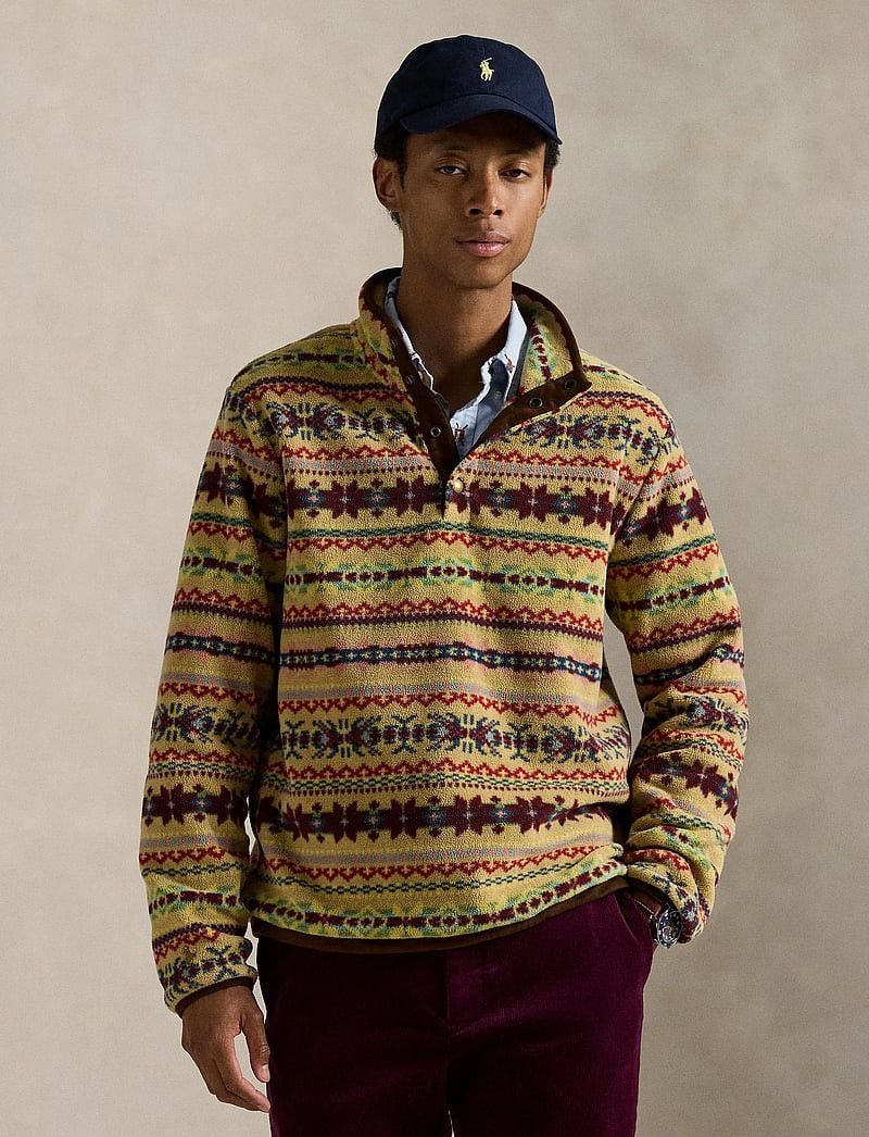 Polo Ralph Lauren Polo Ralph Lauren Fair Isle-Inspired Fleece Pullover Large Size US L / EU 52-54 / 3 - 5 Thumbnail