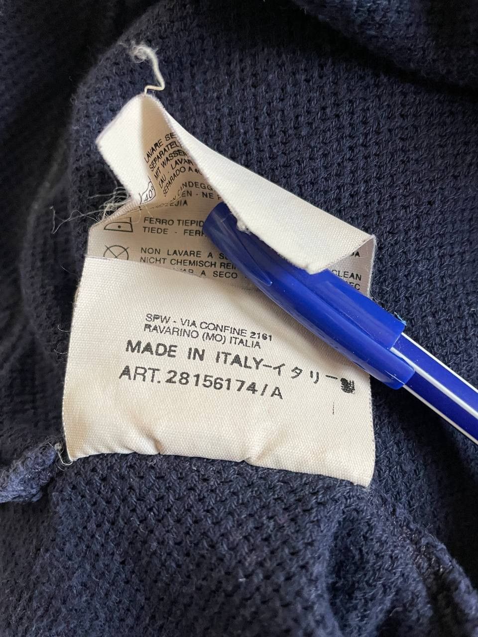 Stone Island Stone Island Sweatshirt Crewneck Navy Vintage 1990s Size US L / EU 52-54 / 3 - 11 Thumbnail