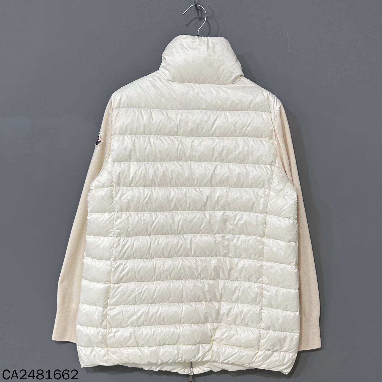 Moncler Moncler Ivory Knit Down Jacket M 99% New Size M / US 6-8 / IT 42-44 - 3 Thumbnail