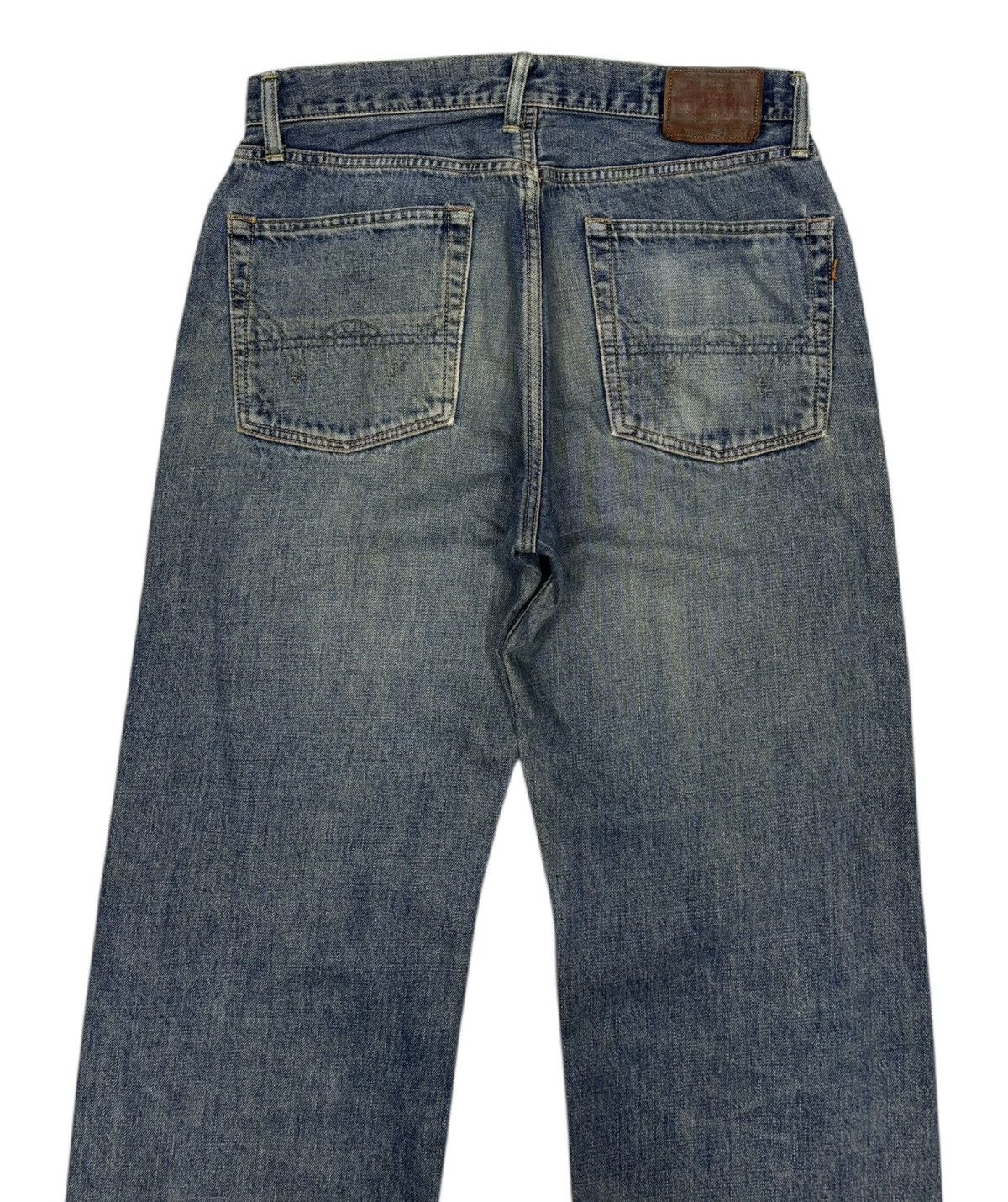 Edwin 🔥EDWIN 505X SELVEDGE BAGGY JEANS DISTRESSED DENIM Size US 33 - 4 Thumbnail