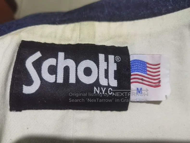 Schott Schott 740 trench coat denim jacket Size US M / EU 48-50 / 2 - 6 Thumbnail