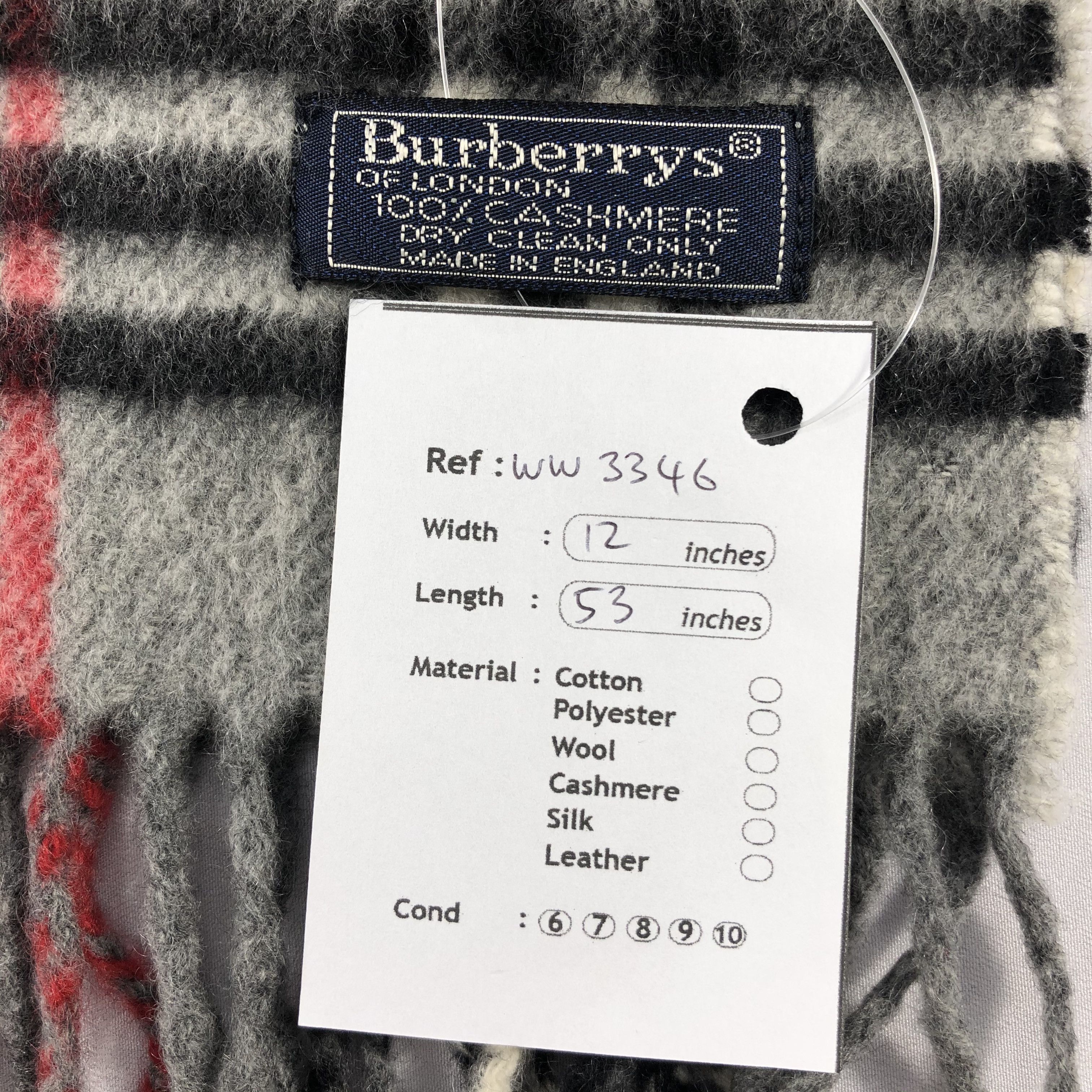 Burberry × Vintage Vintage Burberry Scarf - WW3346 Size ONE SIZE - 1 Thumbnail