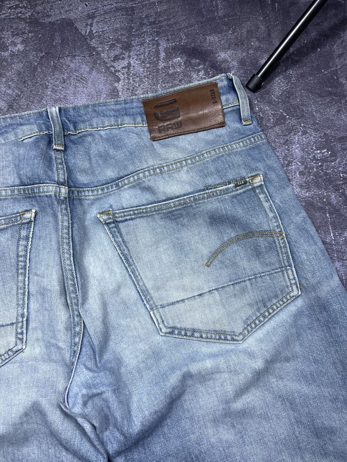G-Star G-Star RAW Jeans Denim Vintage Streetwear Y2K Pashanim Size US 33 - 4 Thumbnail