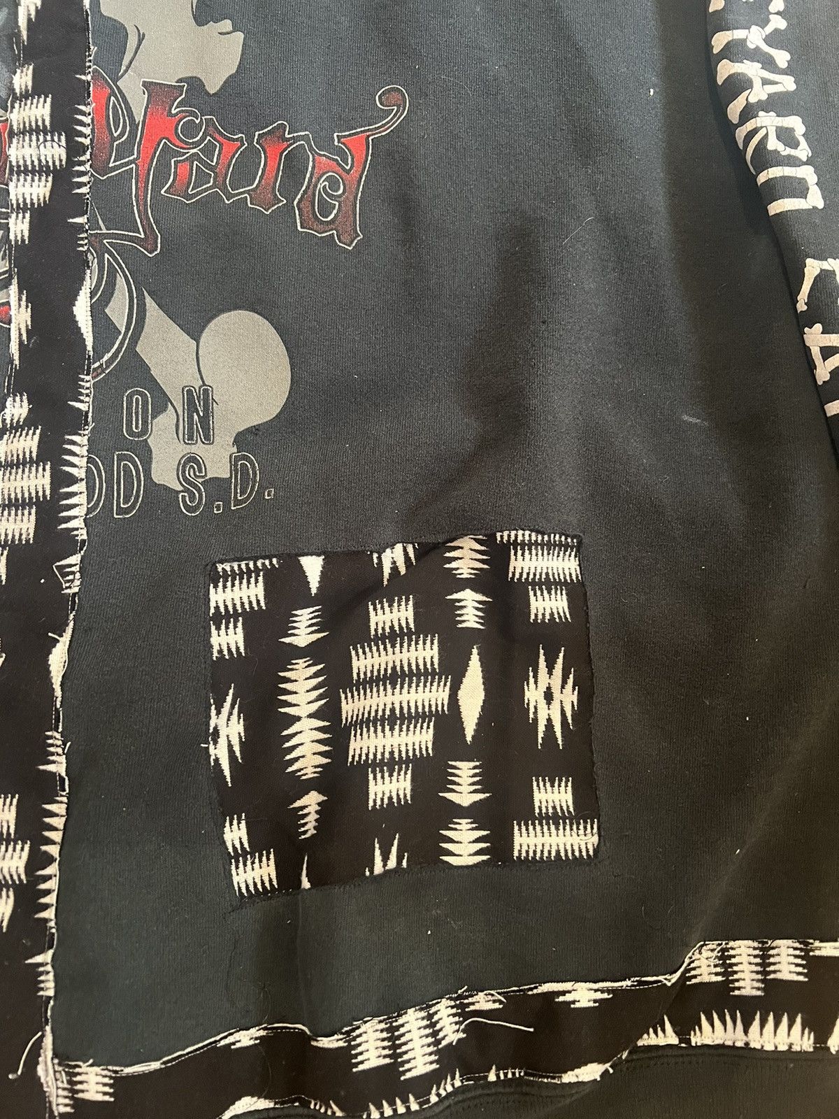 Doublet Custom Reconstructed Vintage Zip Up Sweatshirt Size US L / EU 52-54 / 3 - 4 Thumbnail