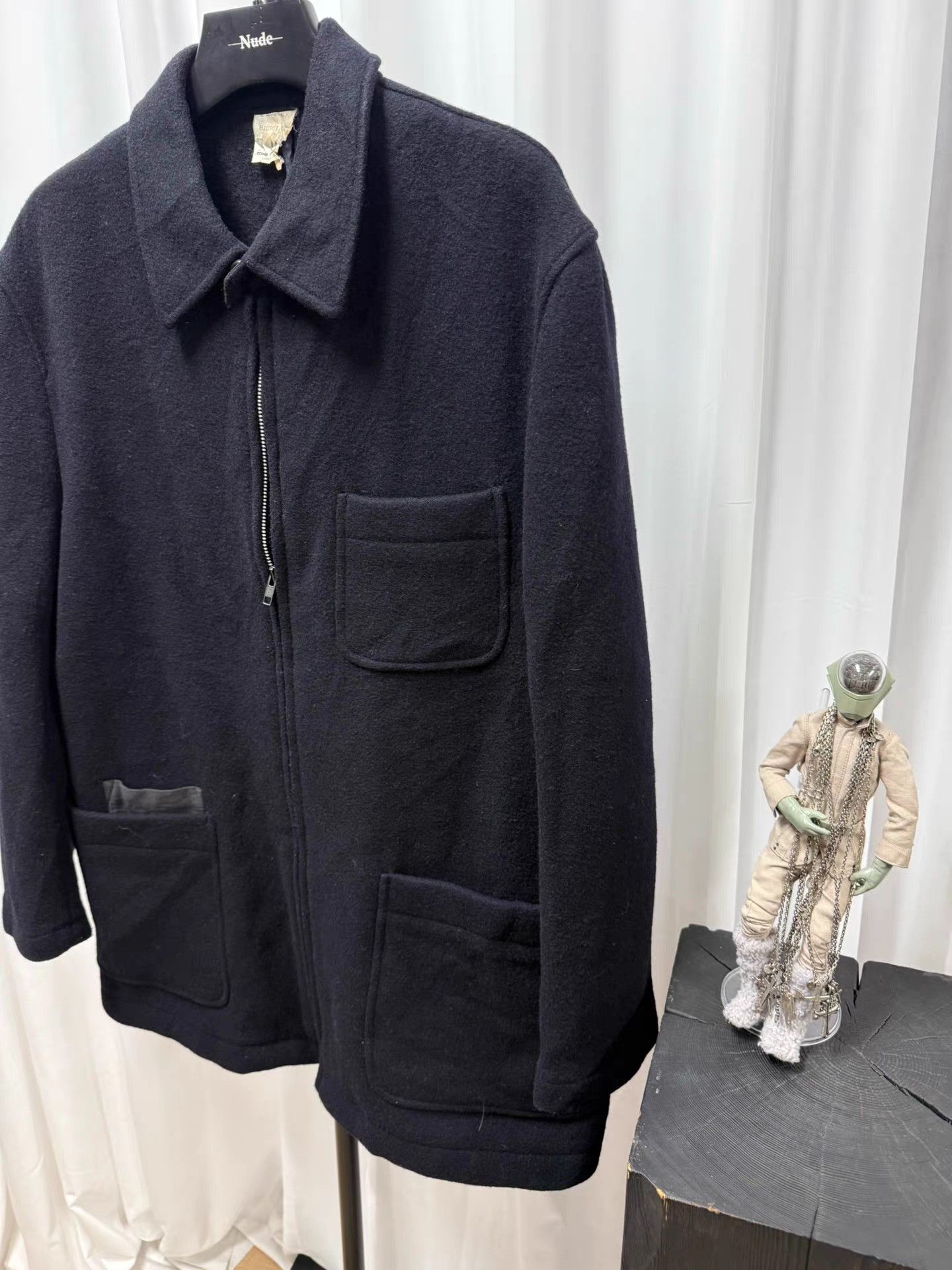 Comme des Garcons Homme CDG Homme 90s Wool 3-Pocket Coat K20 Size US M / EU 48-50 / 2 - 2 Thumbnail