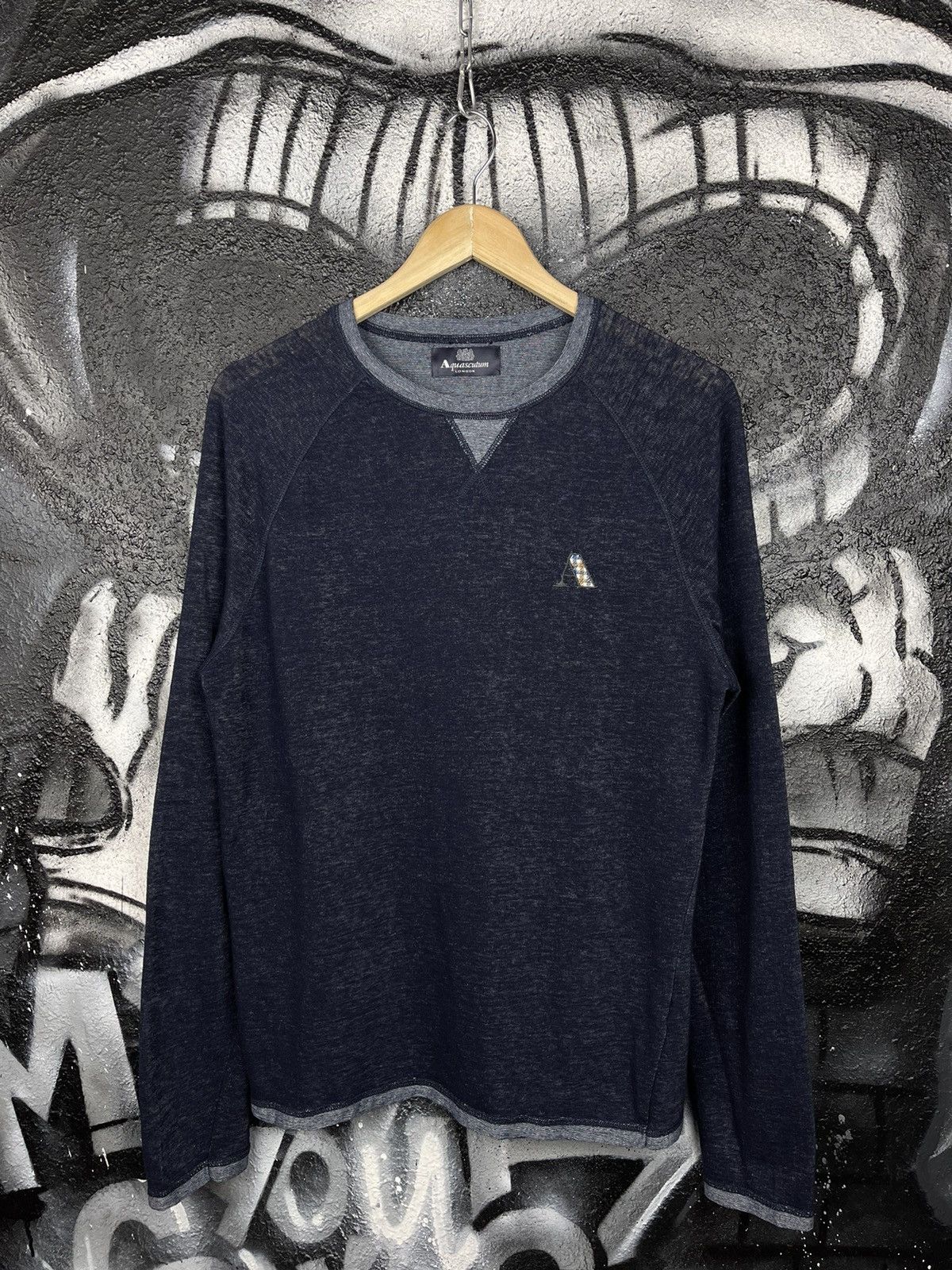 Aquascutum Aquascutum London Blue Cottoned Jumper Men’s Sweater Size L Size US XXL / EU 58 / 5 - 2 Thumbnail