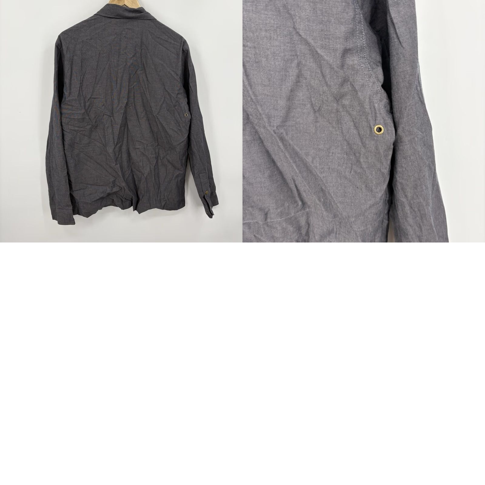 Vintage Howler Bros Emerger Tech Shirt Mens Medium Gray Long Sleeve Snap Vented Comfort Shirt Size US M / EU 48-50 / 2 - 8 Thumbnail