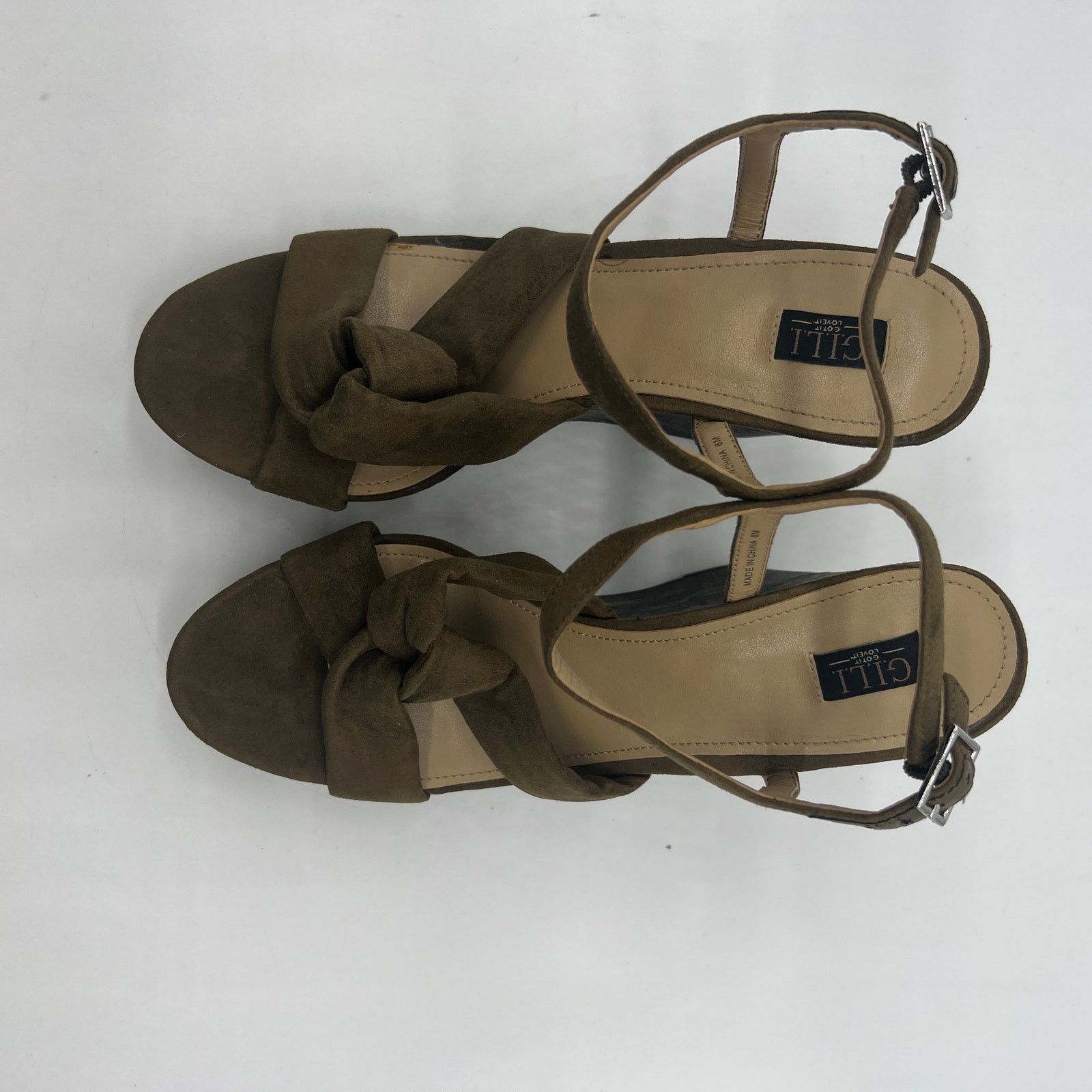 Other G.I.L.I. Knotted Front Wedge Ankle Strap Size 8 M Kahlie Size US 8 / IT 38 - 3 Thumbnail