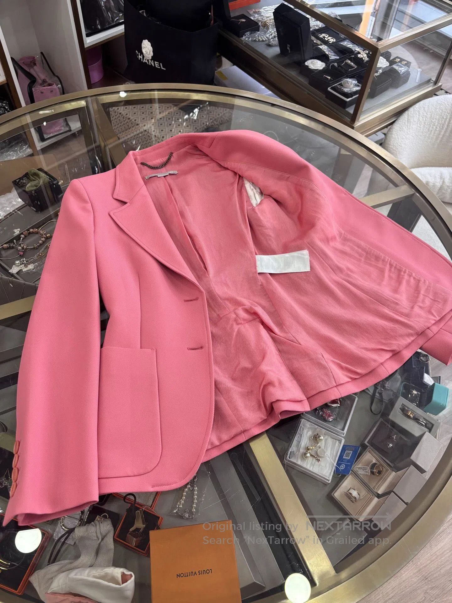 Stella McCartney Stella McCartney Pink Blazer Size 36. Size XS / US 0-2 / IT 36-38 - 4 Thumbnail