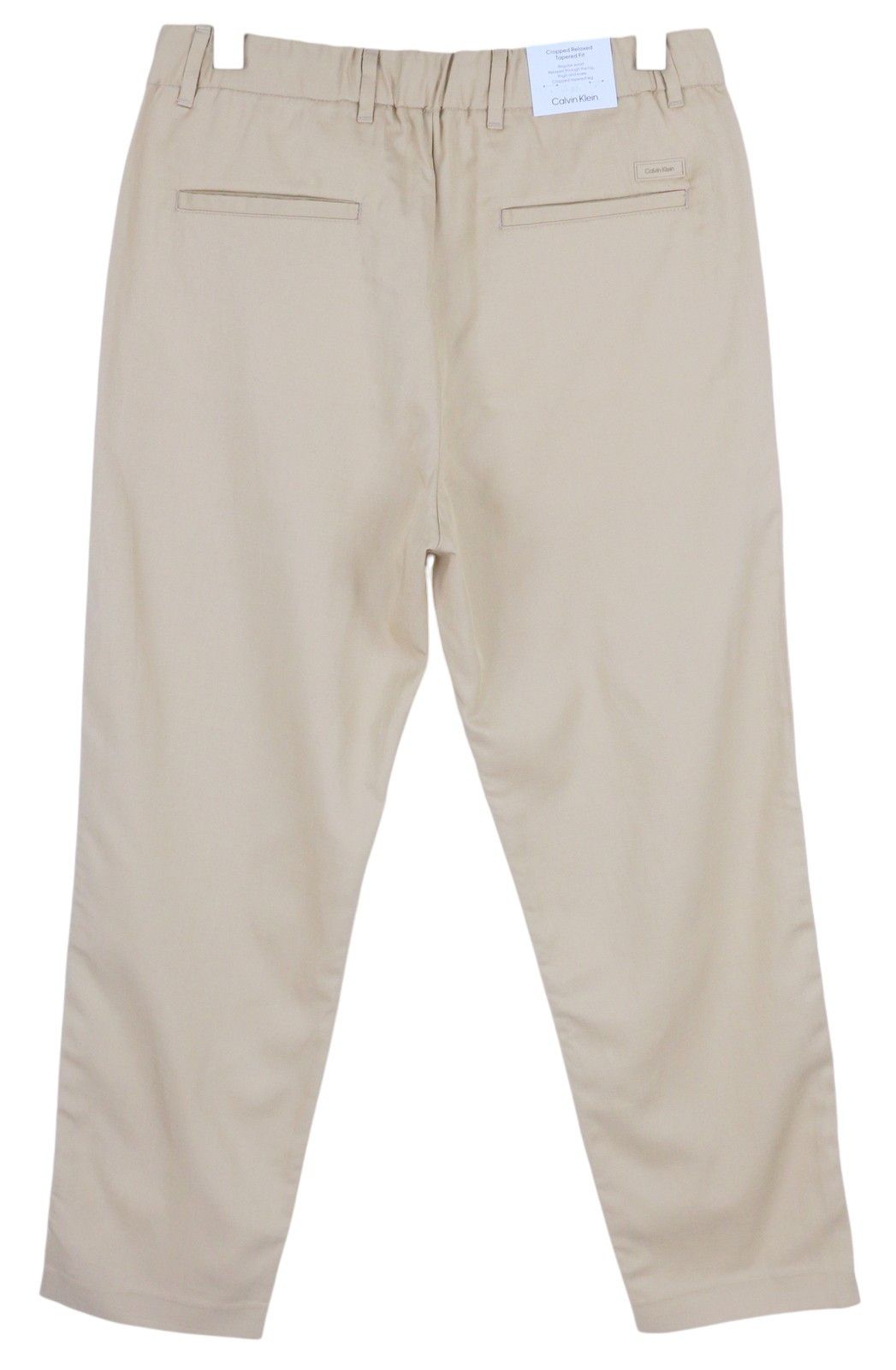 Calvin Klein DYED TENCEL TAPERED W38/L32 Brown Linen Trousers 85161 Size US 38 / EU 54 - 2 Thumbnail