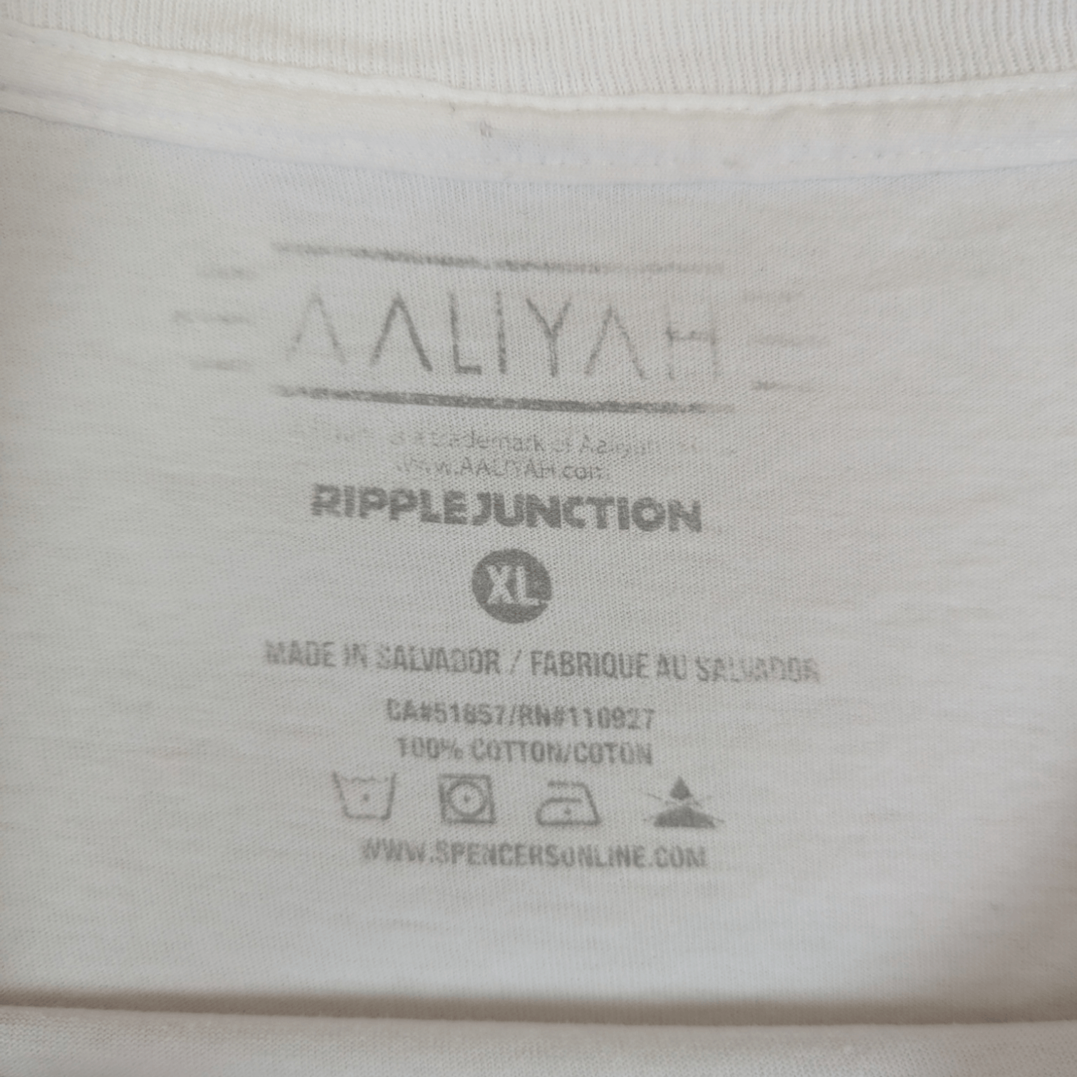 Band Tees AALIYAH Hip Hop Rap Tee T-Shirt Size US XL / EU 56 / 4 - 8 Thumbnail