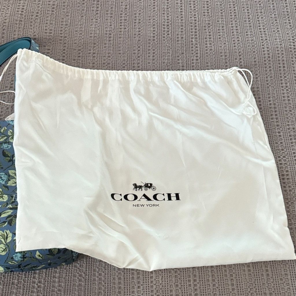 Coach COACH Floral Print Coach Highline Tote Slate/Silver Size ONE SIZE - 7 Thumbnail