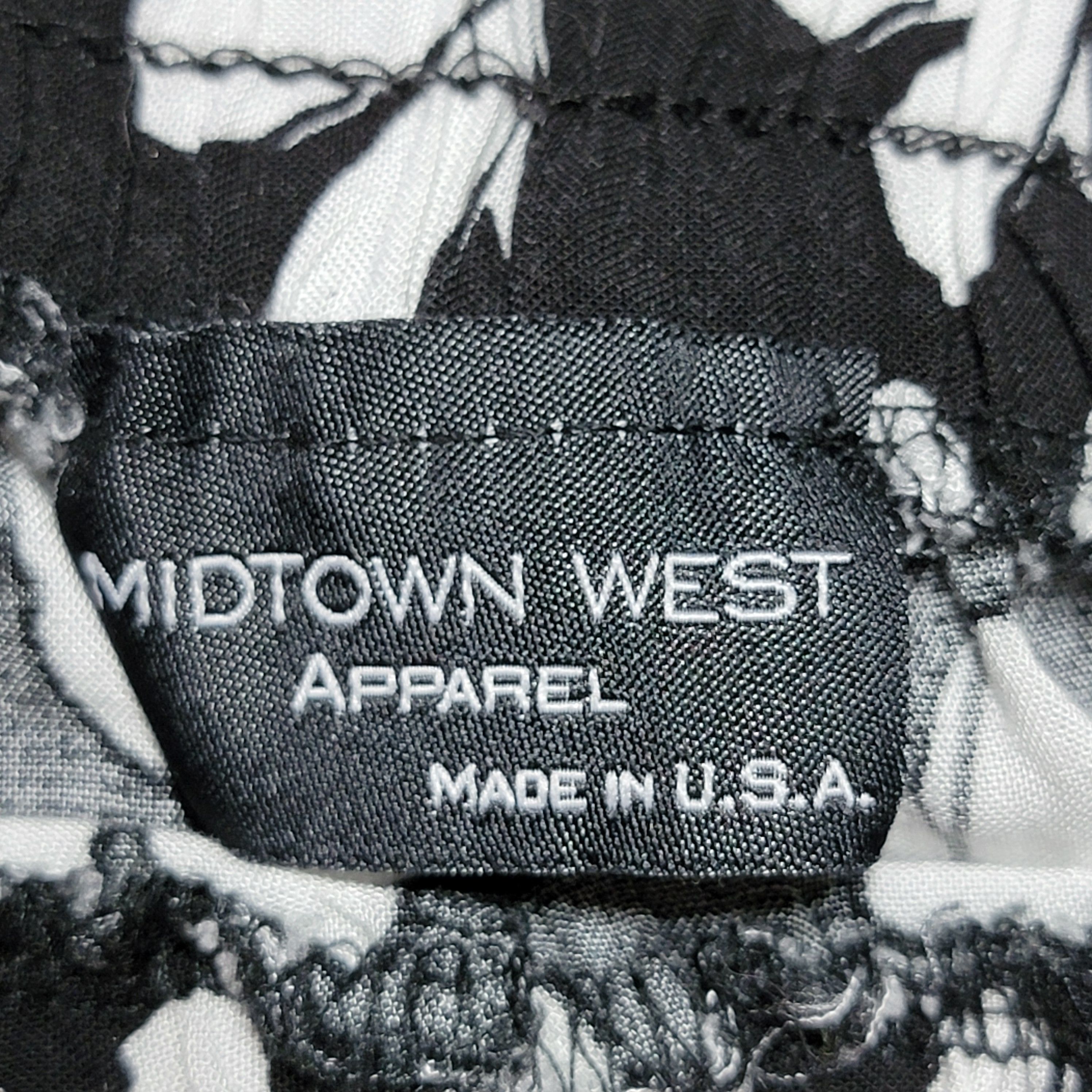 Other Midtown West Apparel B&W Daisy Pants - Size 2X Size 34" / US 12 / IT 48 - 4 Thumbnail